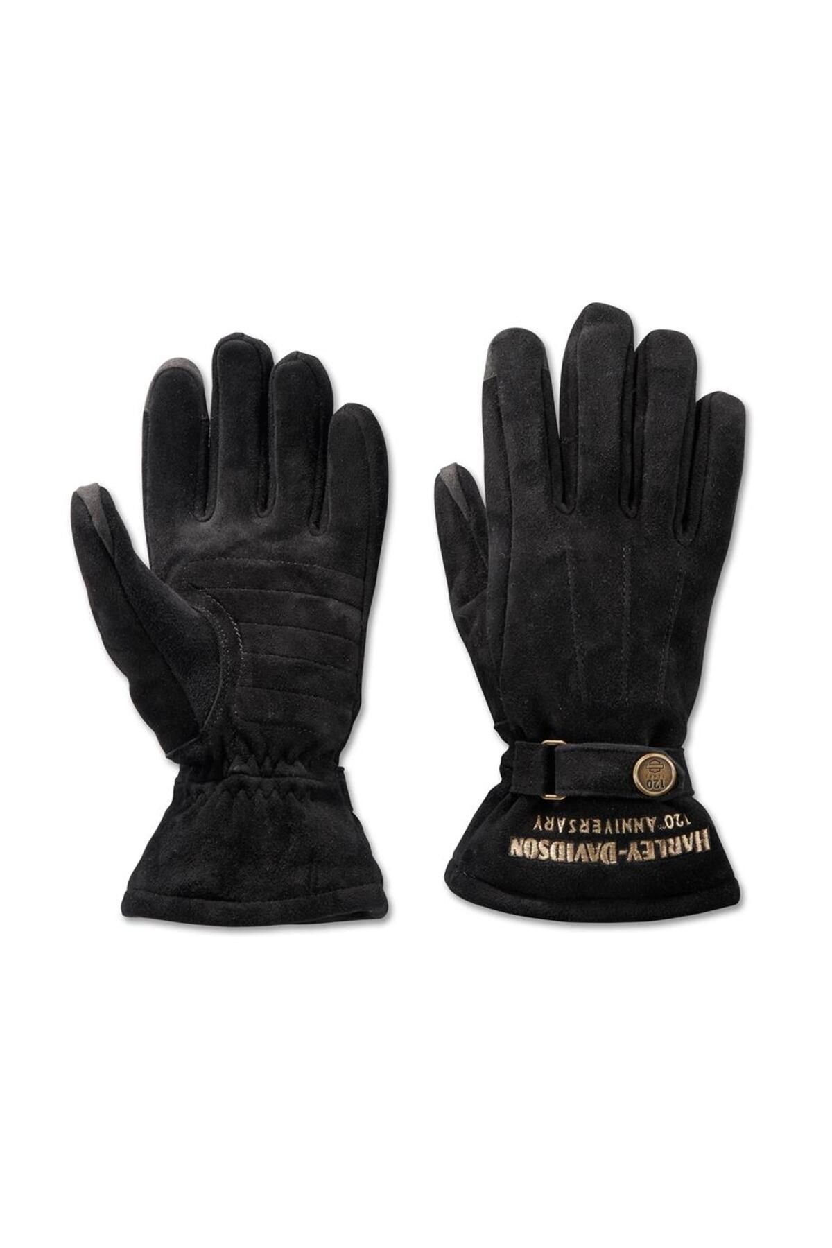 Harley Davidson Harley-Davidson Women's 120th Anniversary Wistful Leather Gloves