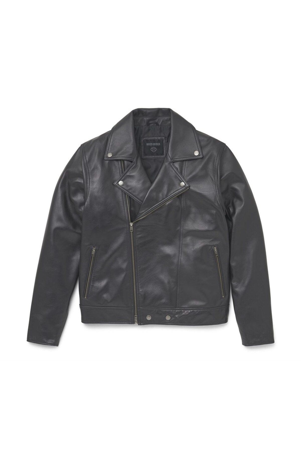 Harley Davidson Harley-davidson Men's Lisbon Debossed Leather Jacket
