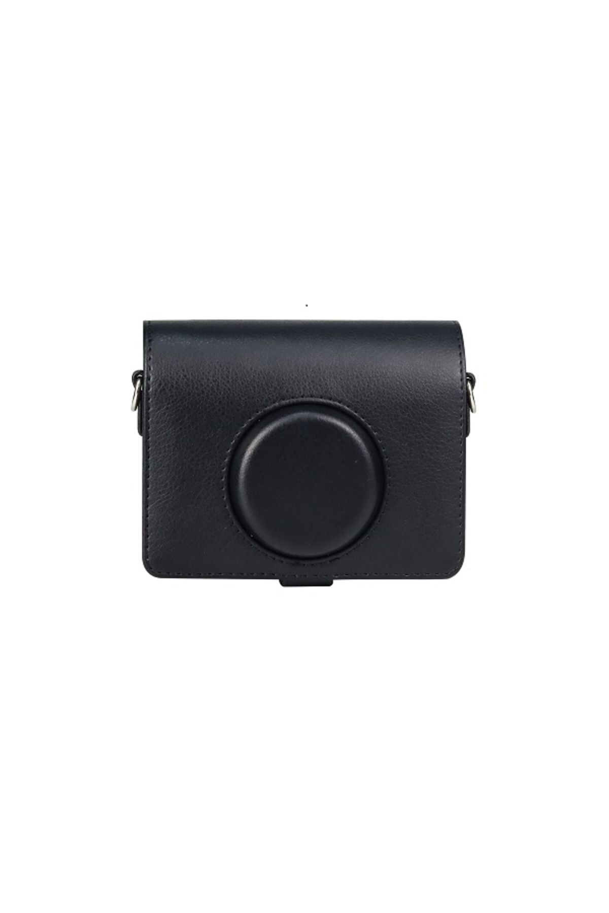 Fujifilm Instax Mini Evo Uyumlu Siyah Deri Çanta