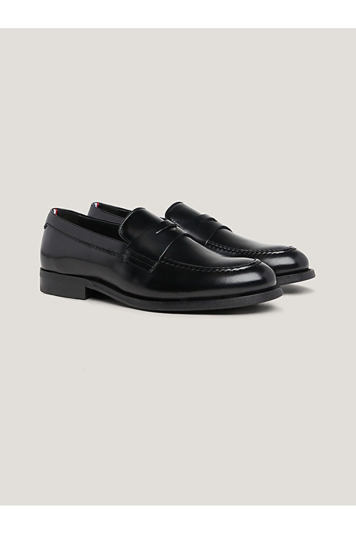 Tommy Hilfiger Stitched Patent Leather Loafer