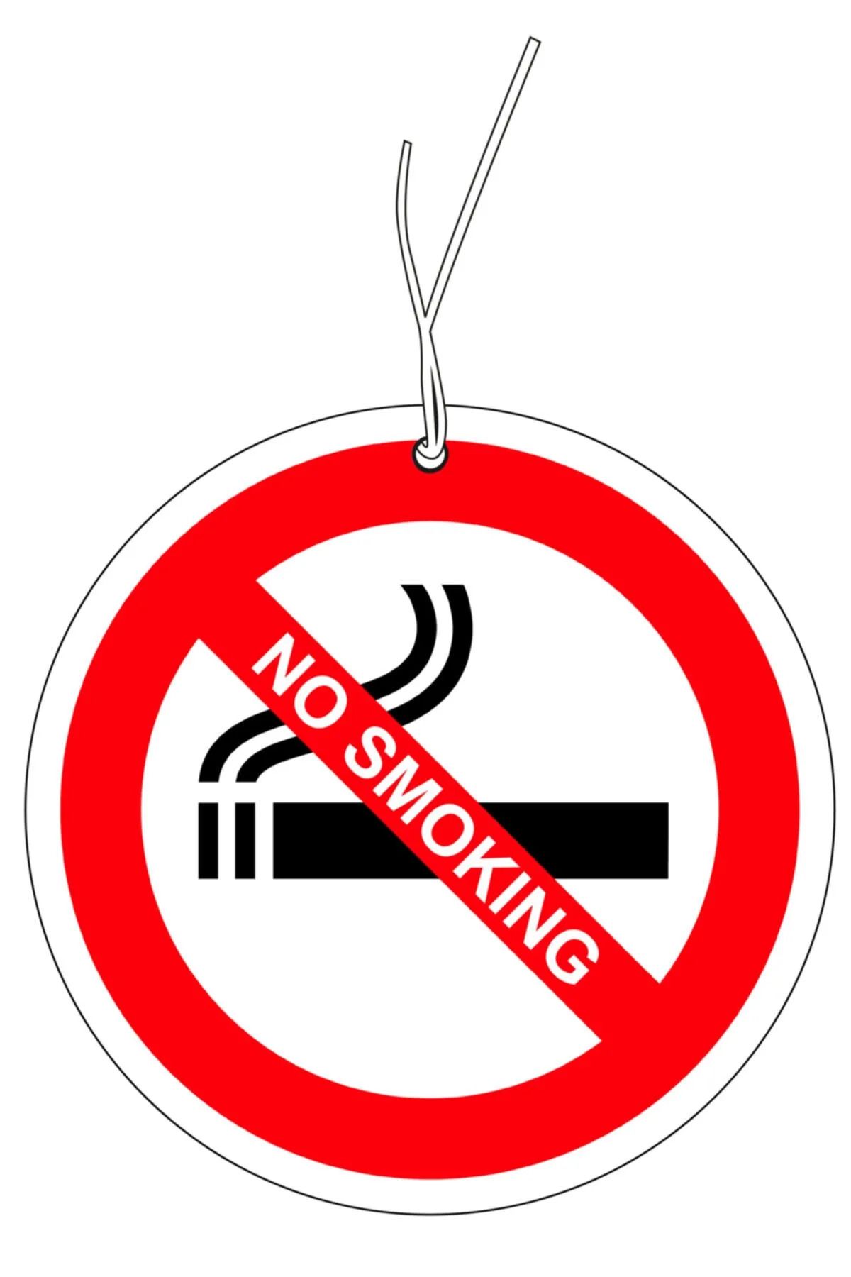 Genel Markalar No Smoking Tasarımlı Dekoratif Oto Araç Kokusu
