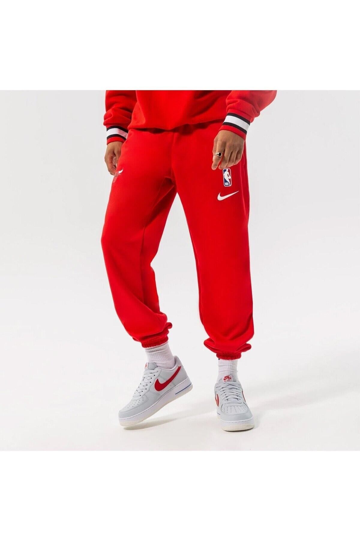 Nike Chicago Bulls Spotlight Erkek Kırmızı Eşofman Altı CNG-STORE®
