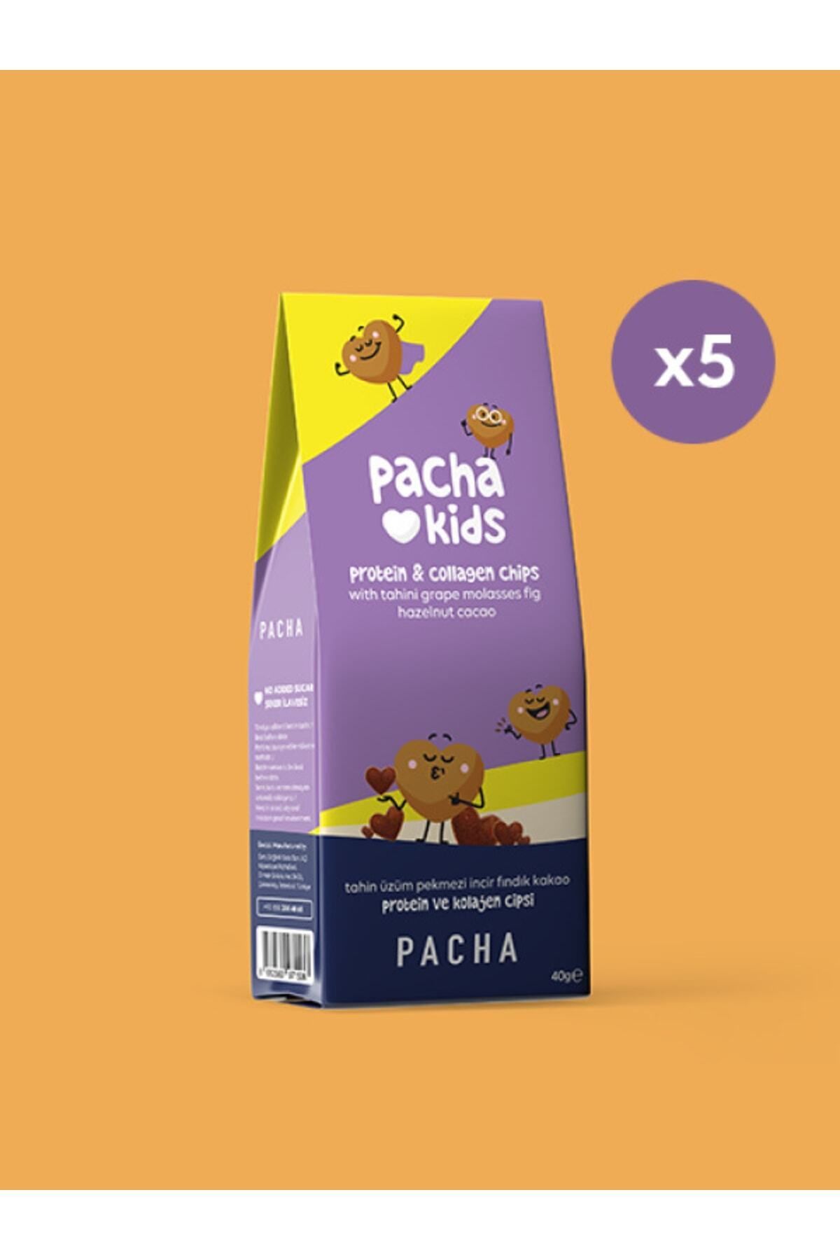 PACHA Kids | Çocuklar Için Protein Ve Kolajen Cipsi (5'Lİ)