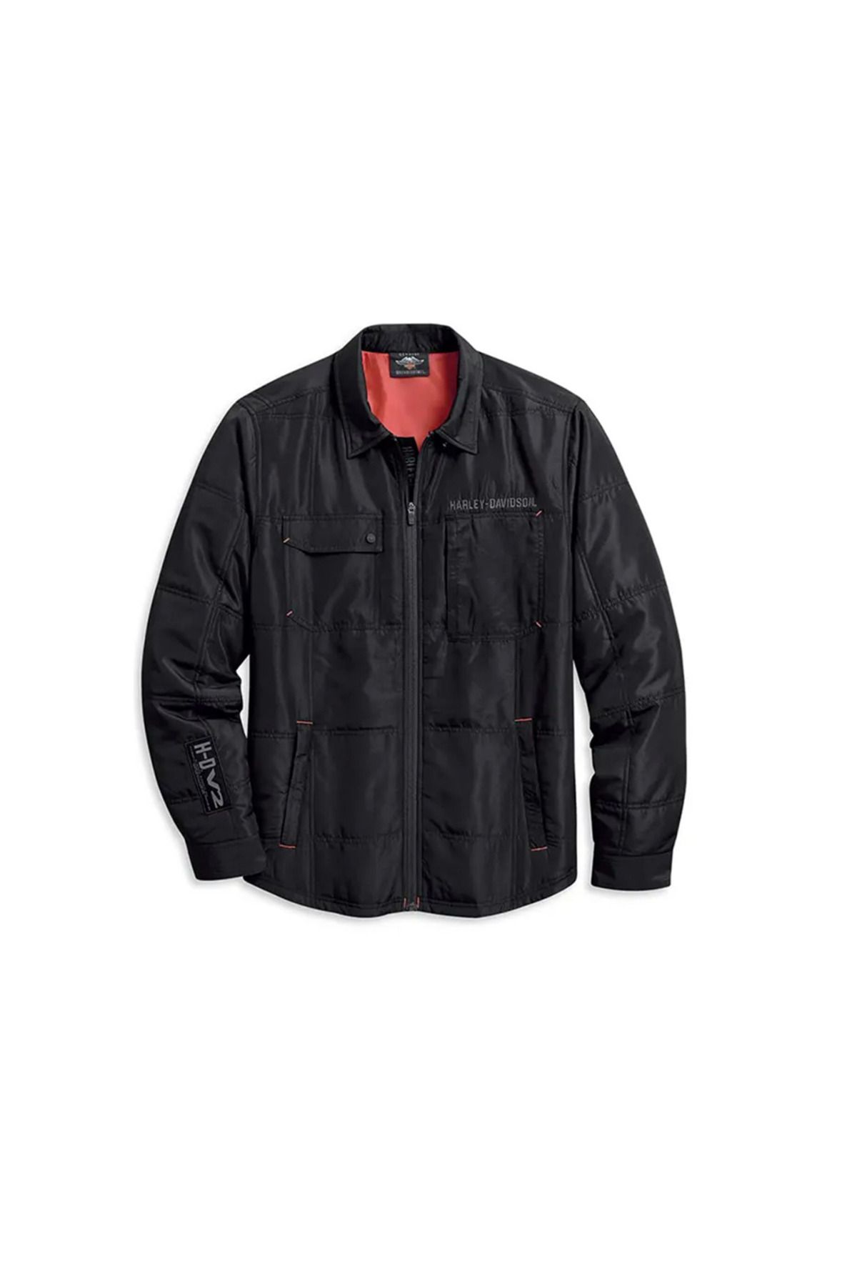 Harley Davidson Harley-Davidson Shirtjacket-Quilted, L/Siwvn, Pld