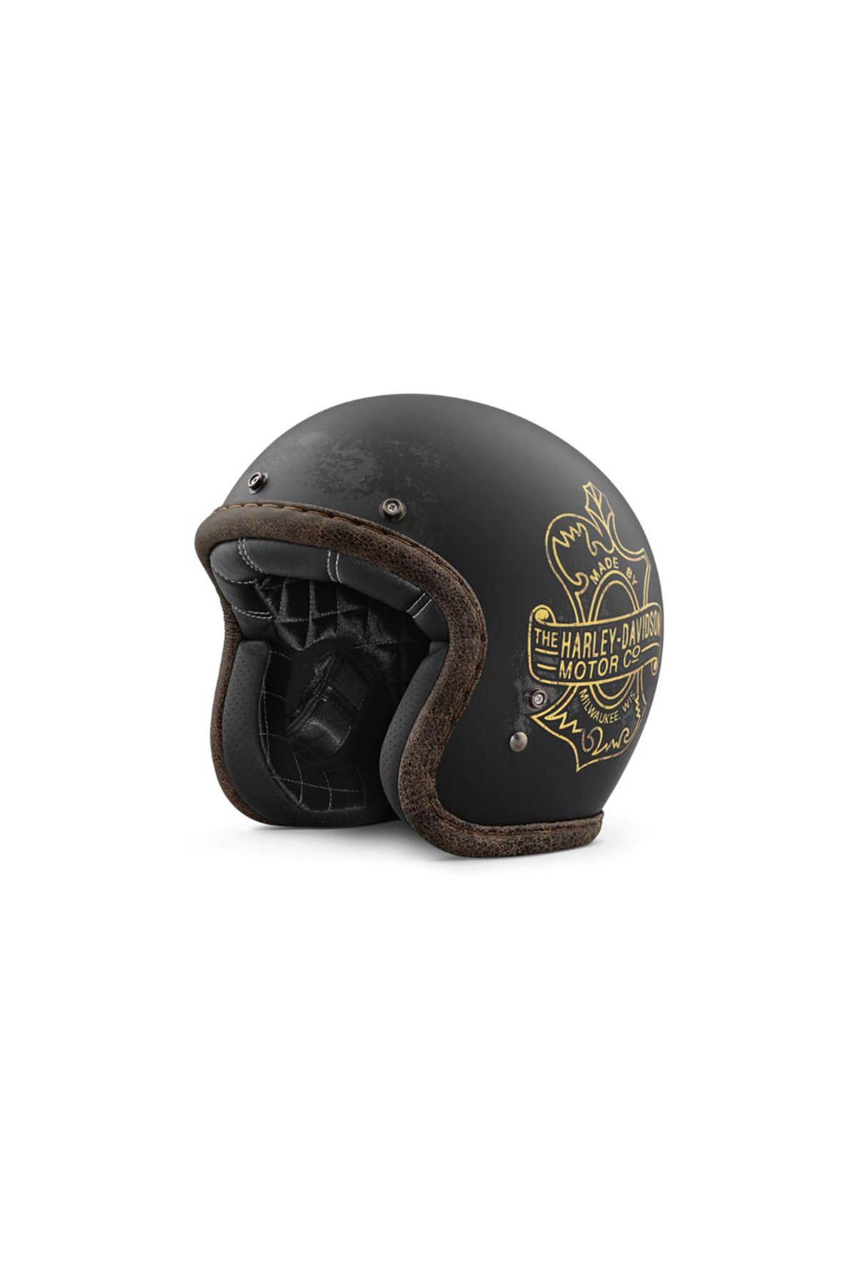 Harley Davidson Harley-davidson Helmet-3/4, Ece, Bootleggers, (b01)mt/blk