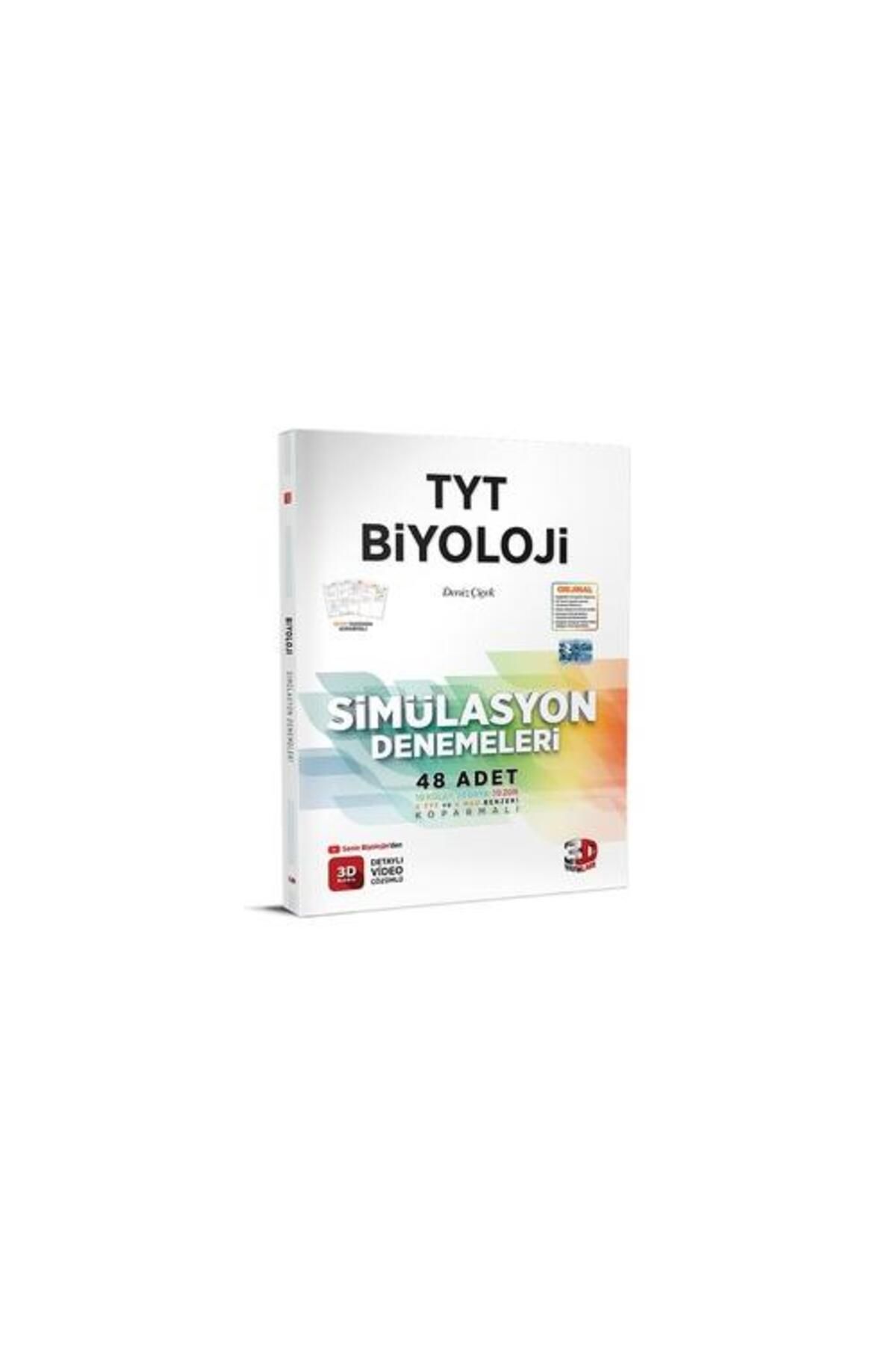 3D Yayınları TYT 3D SIM. BIYOLOJI DENEMELERI / 3D YAYINLARI