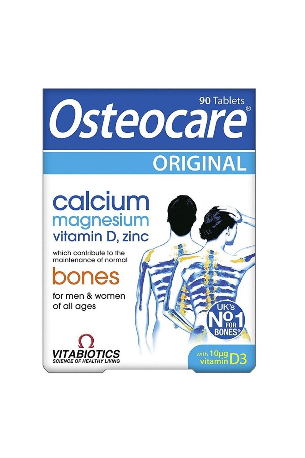 Vitabiotics Osteocare Kalsiyum Magnezyum Vitamin 90 Tablet