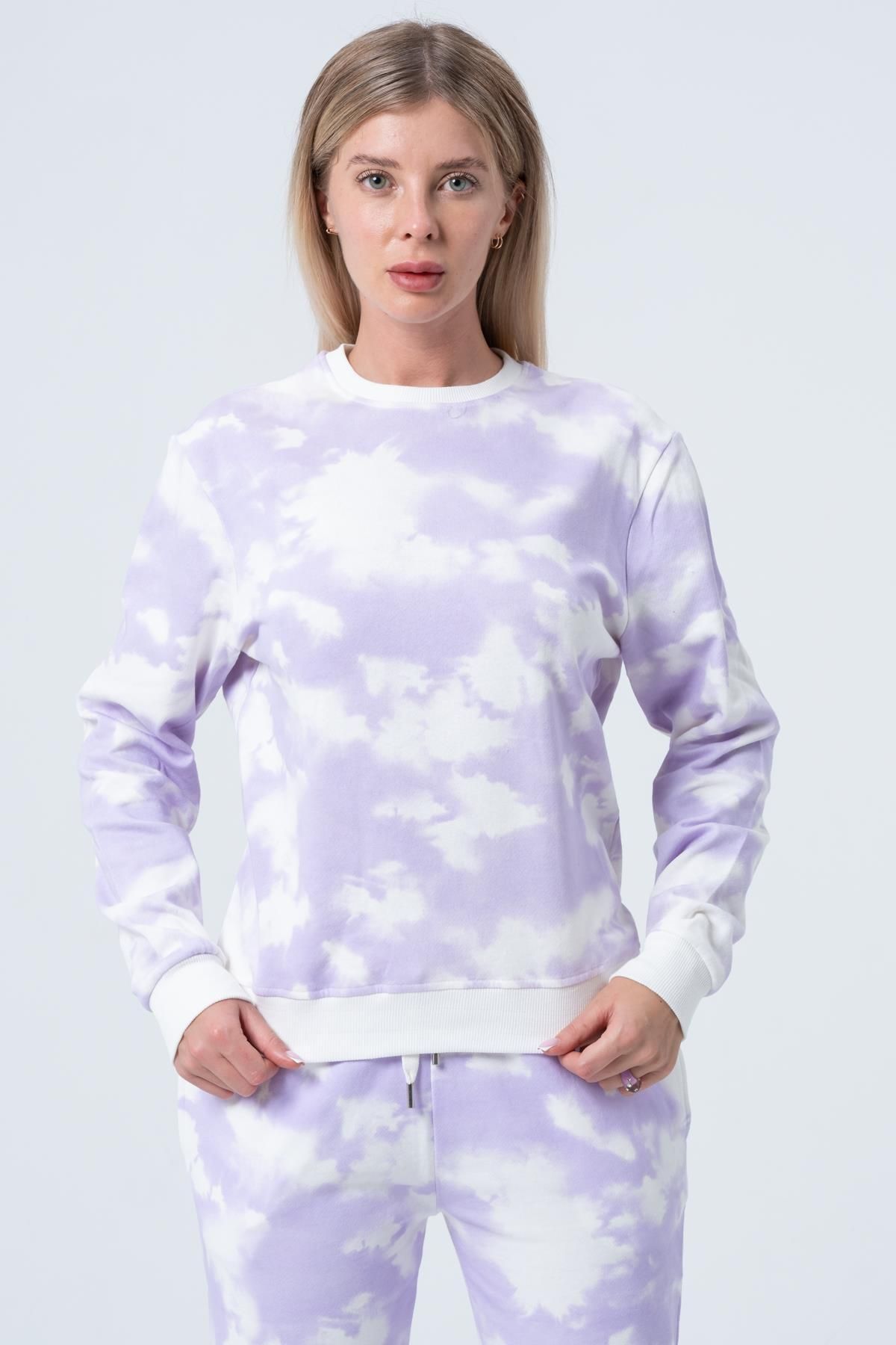 Rich Kadın Batik Sweatshirt