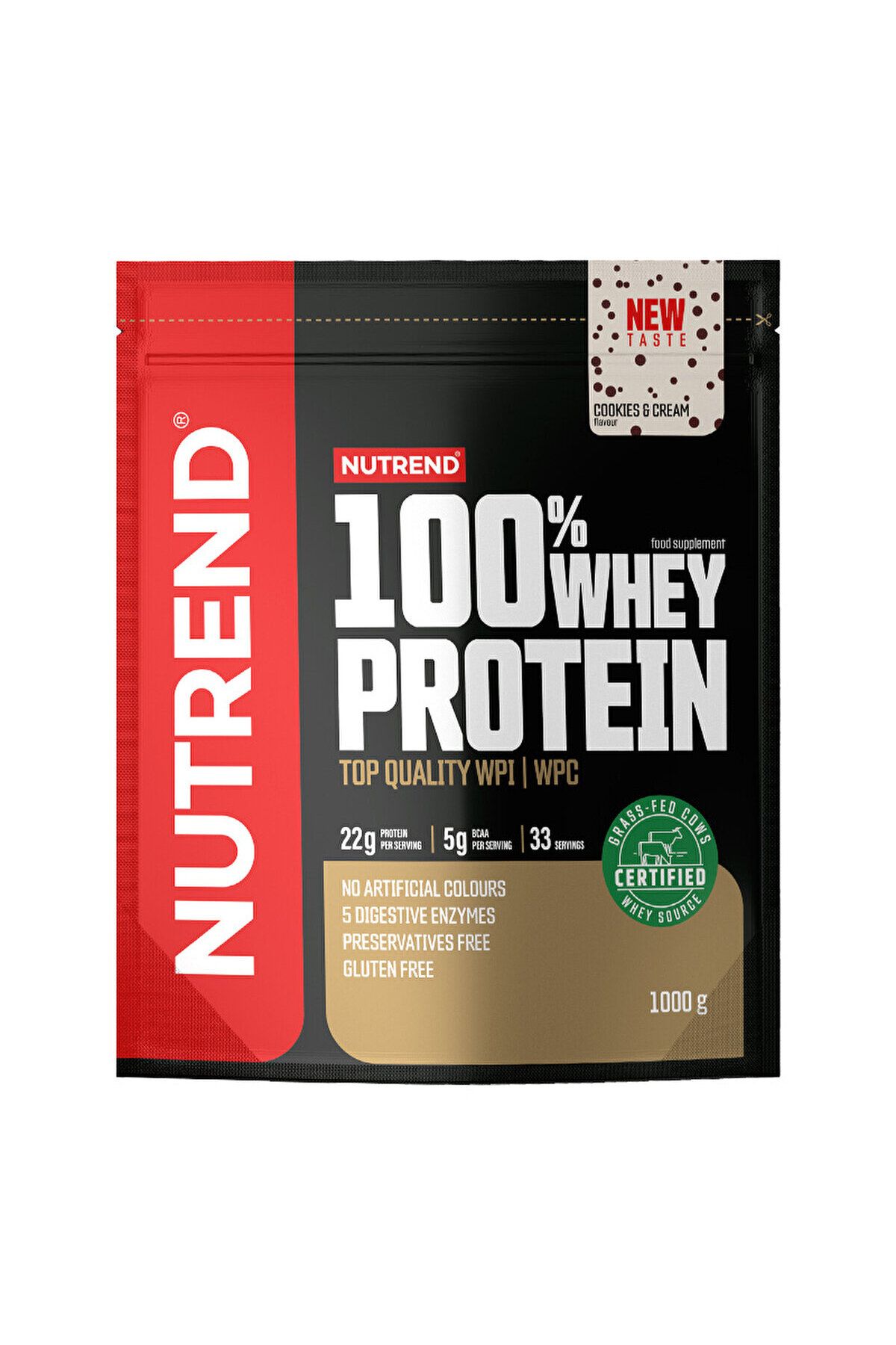 Nutrend Whey Protein - Cookies & Cream1000g 1