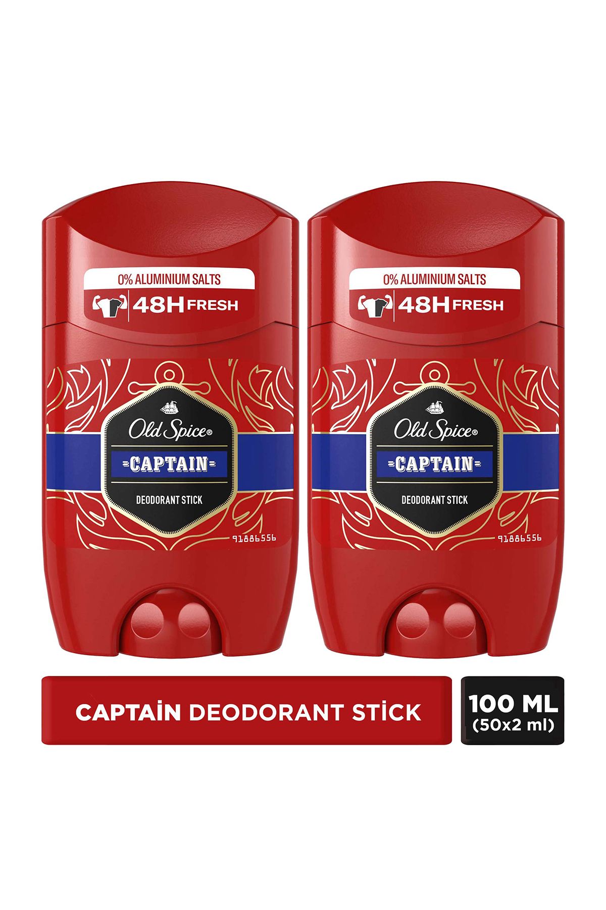 Old Spice Captain Erkekler İçin Stick Deodorant 50x2 100 ml