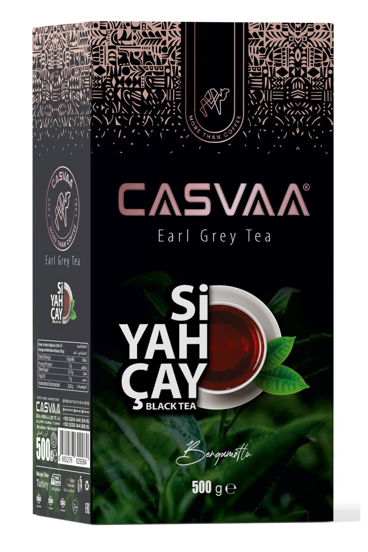 CASVAA COFFE Siyah Çay 500gr