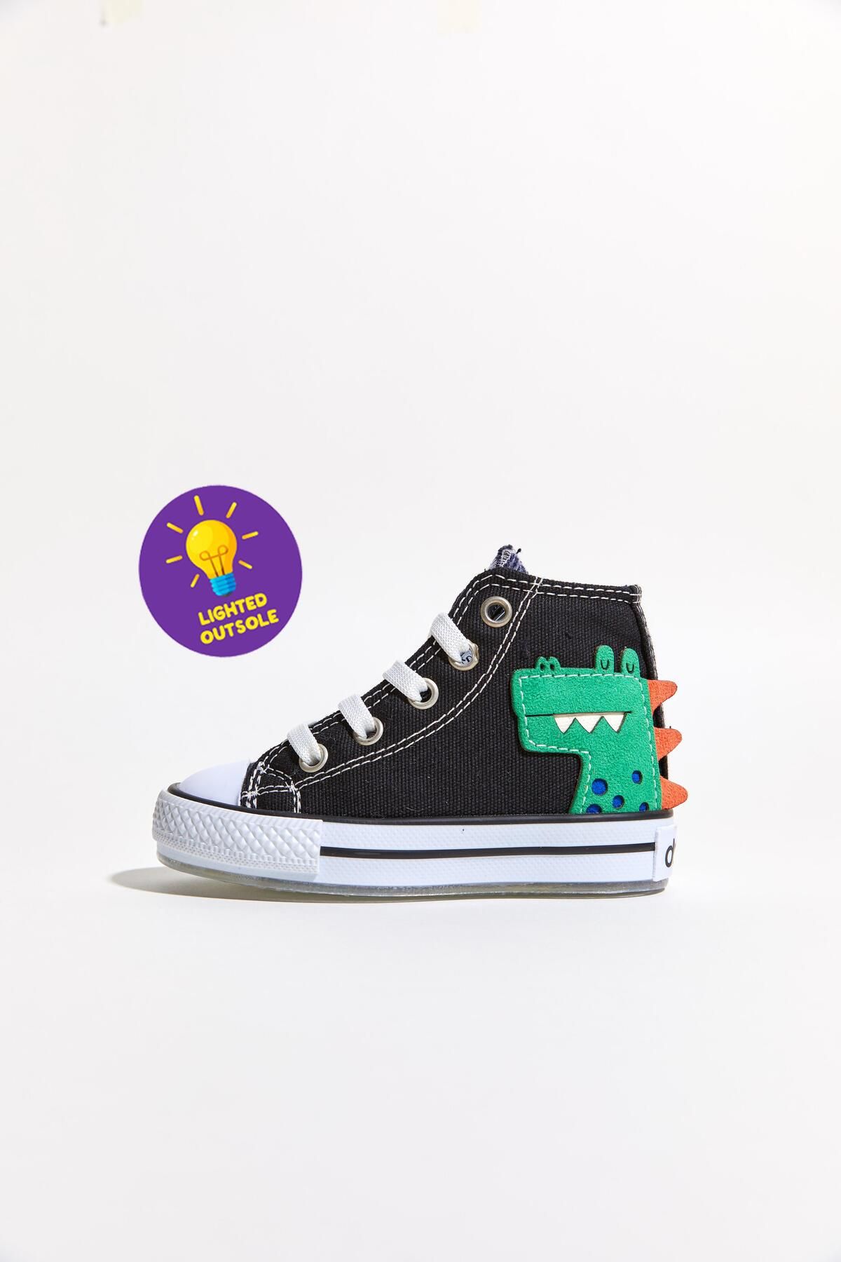 Dudino Icon Desenli Bilekte Işıklı Çocuk Sneaker