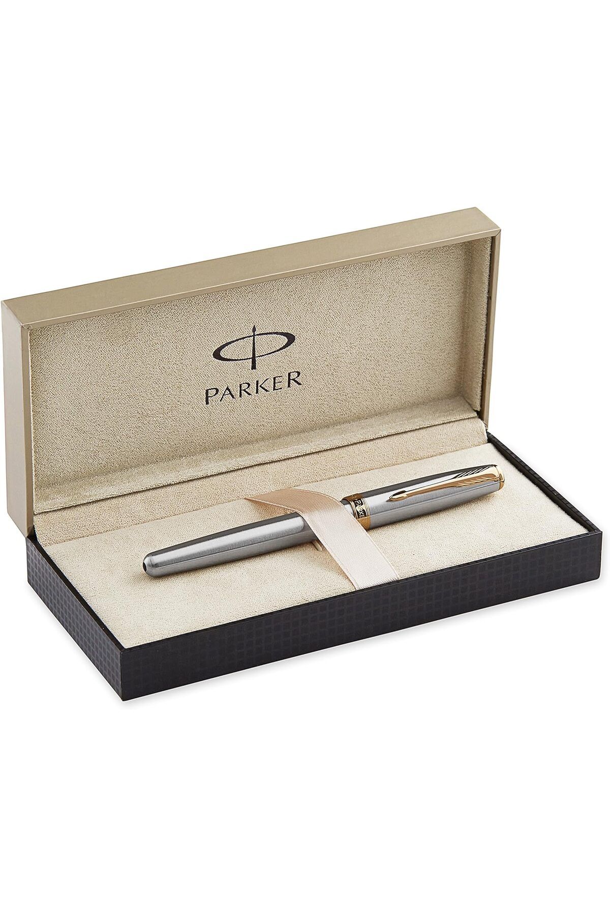 Parker Pen Premium Altın Kaplama Ve Paslanmaz Çelik Kaplamalı Orta Uçlu Sonnet Dolma Kalem