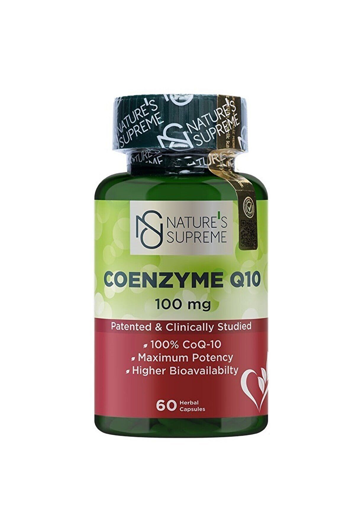 Natures Supreme Coenzyme Q10 100 Mg 60 Kapsül 8681763380732