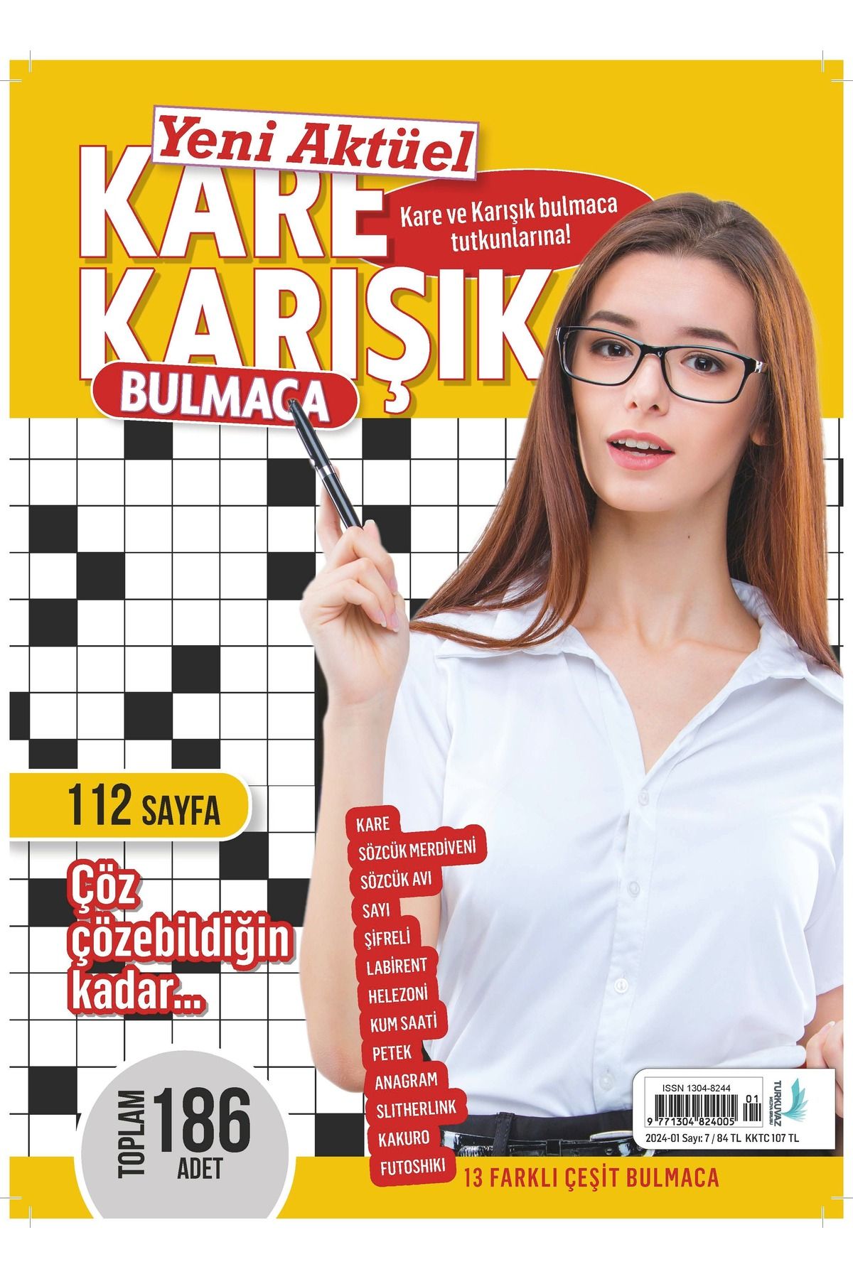 Turkuvaz Dergi YENİ AKTÜEL KARE KARIŞIK BULMACA 2024
