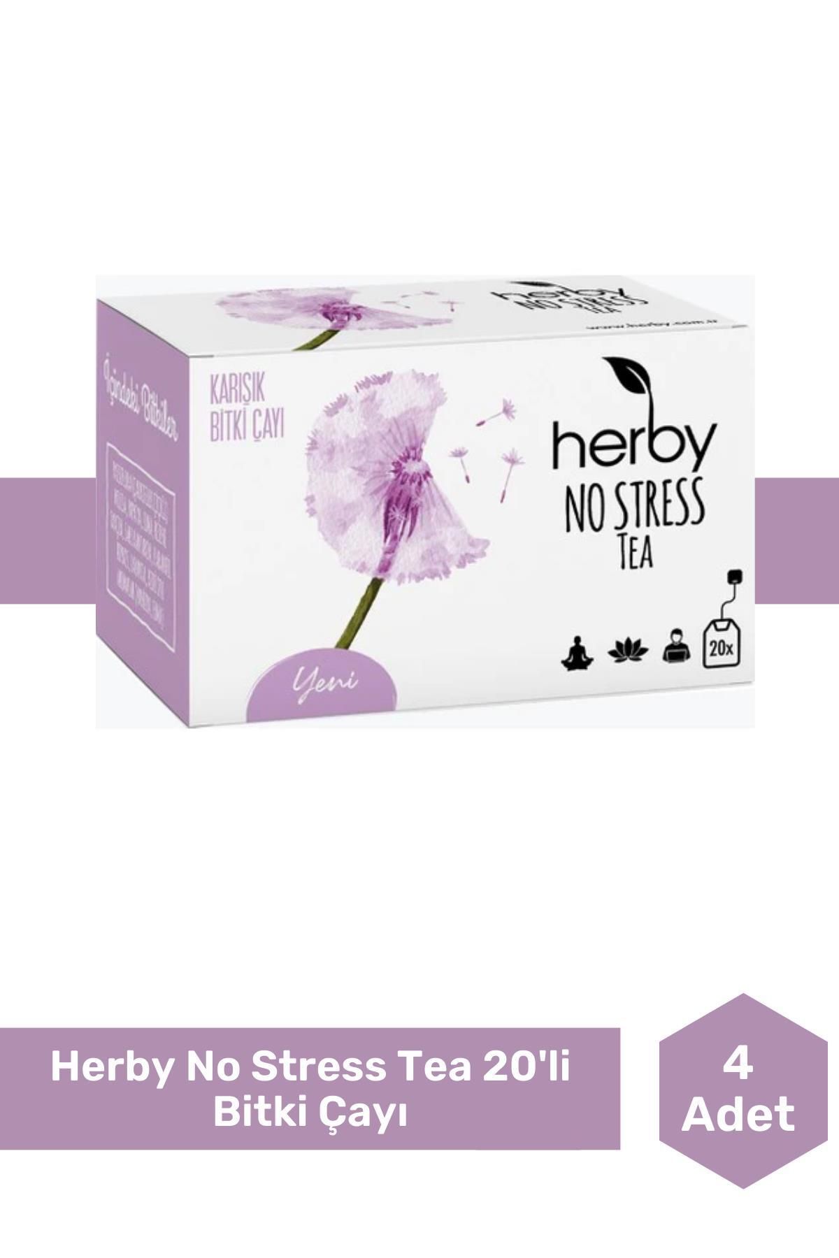 Herby No Stress Tea Rahatlatıcı Pasifloralı Bitki Çayı 3'lü Paket