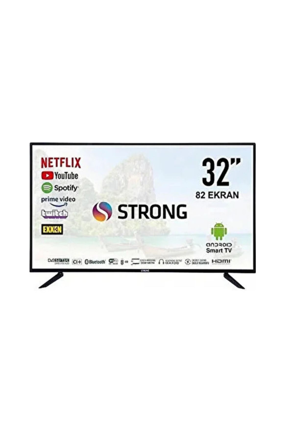 Strong ML32ES2000 32’’ 82cm Ekran HD Ready Uydu Alıcılı Android 13 Smart Led TV