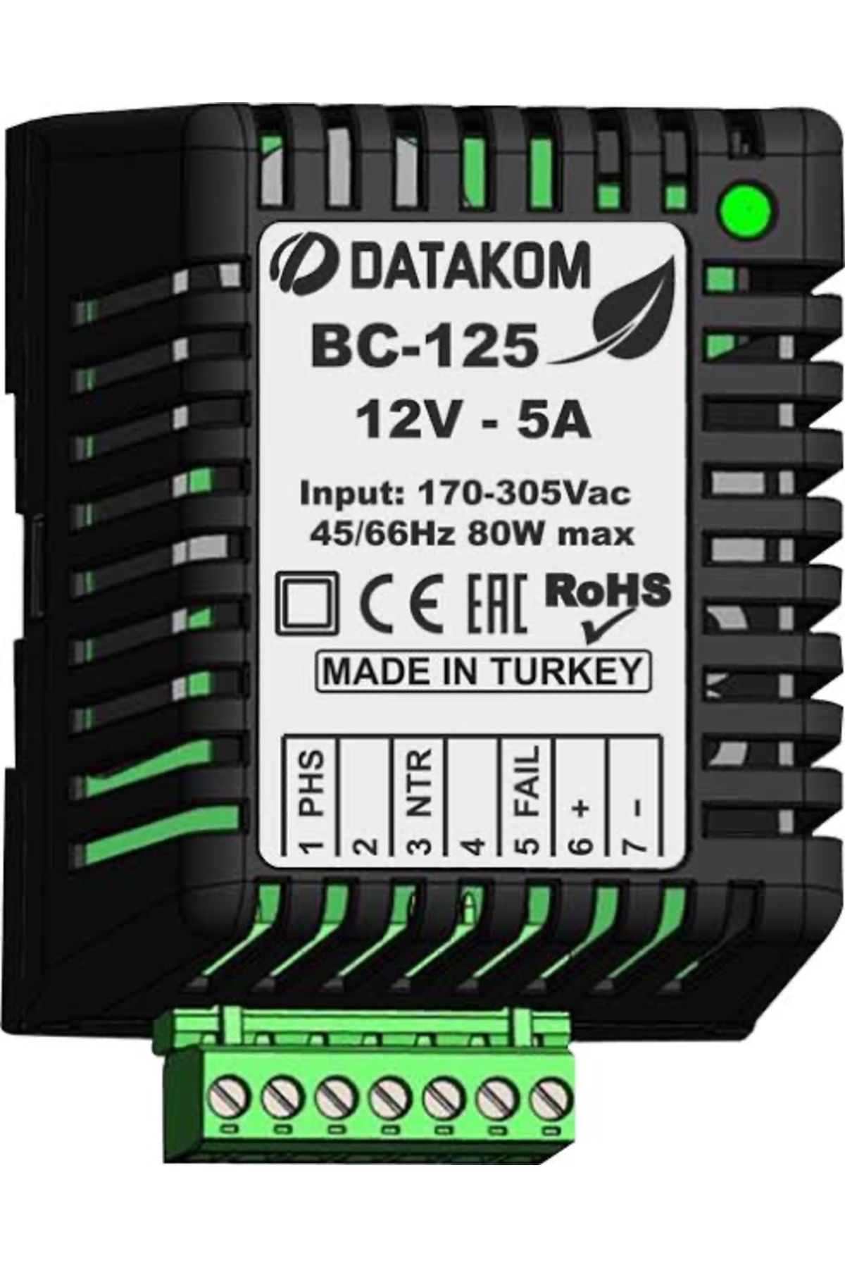 DATAKOM 12 V 5 AMPER AKÜ ŞARJ REDRESÖRÜ