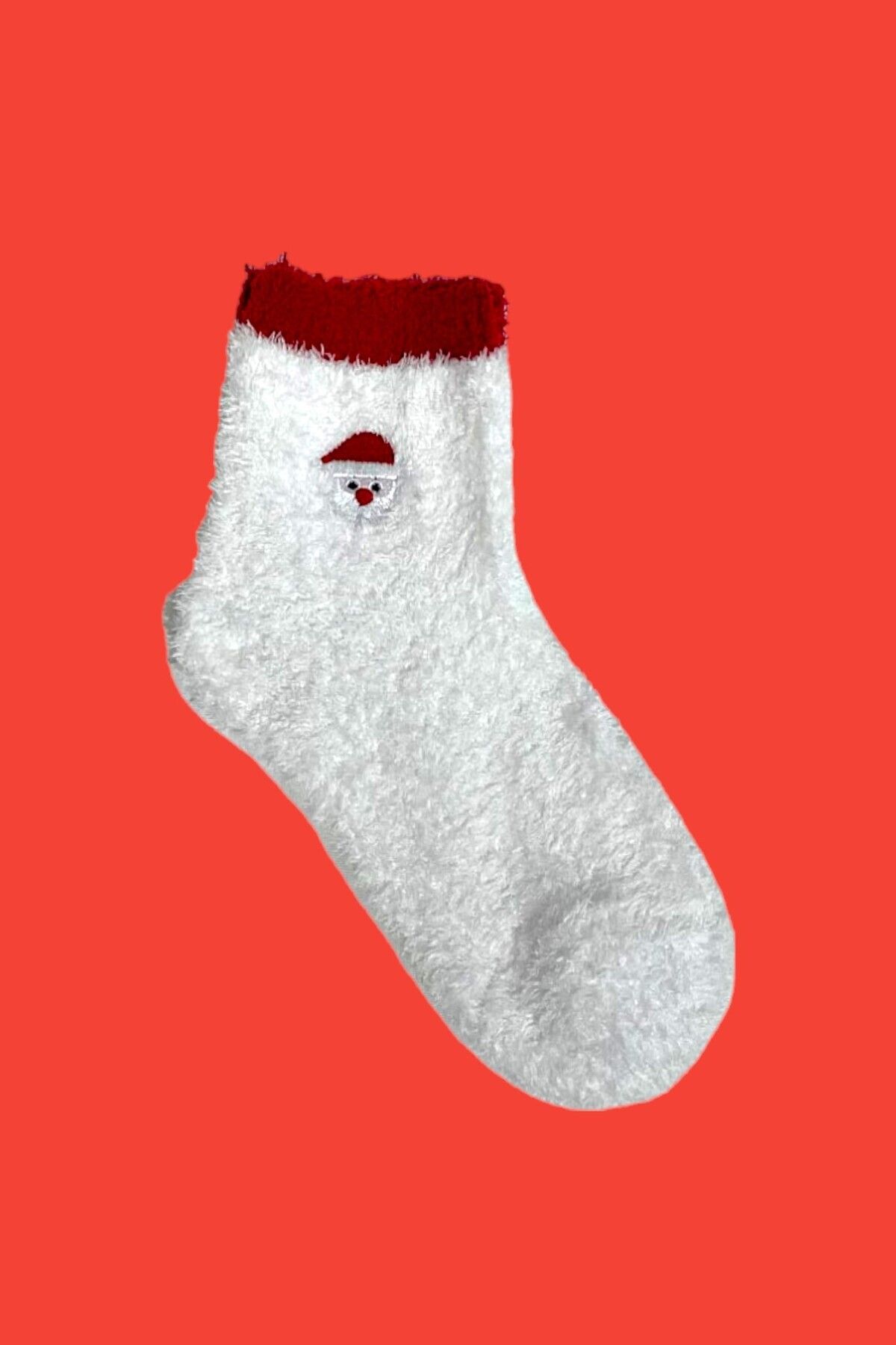 ponhchik Yılbaşı Noel Baba Konseptli Uyku Çorabı