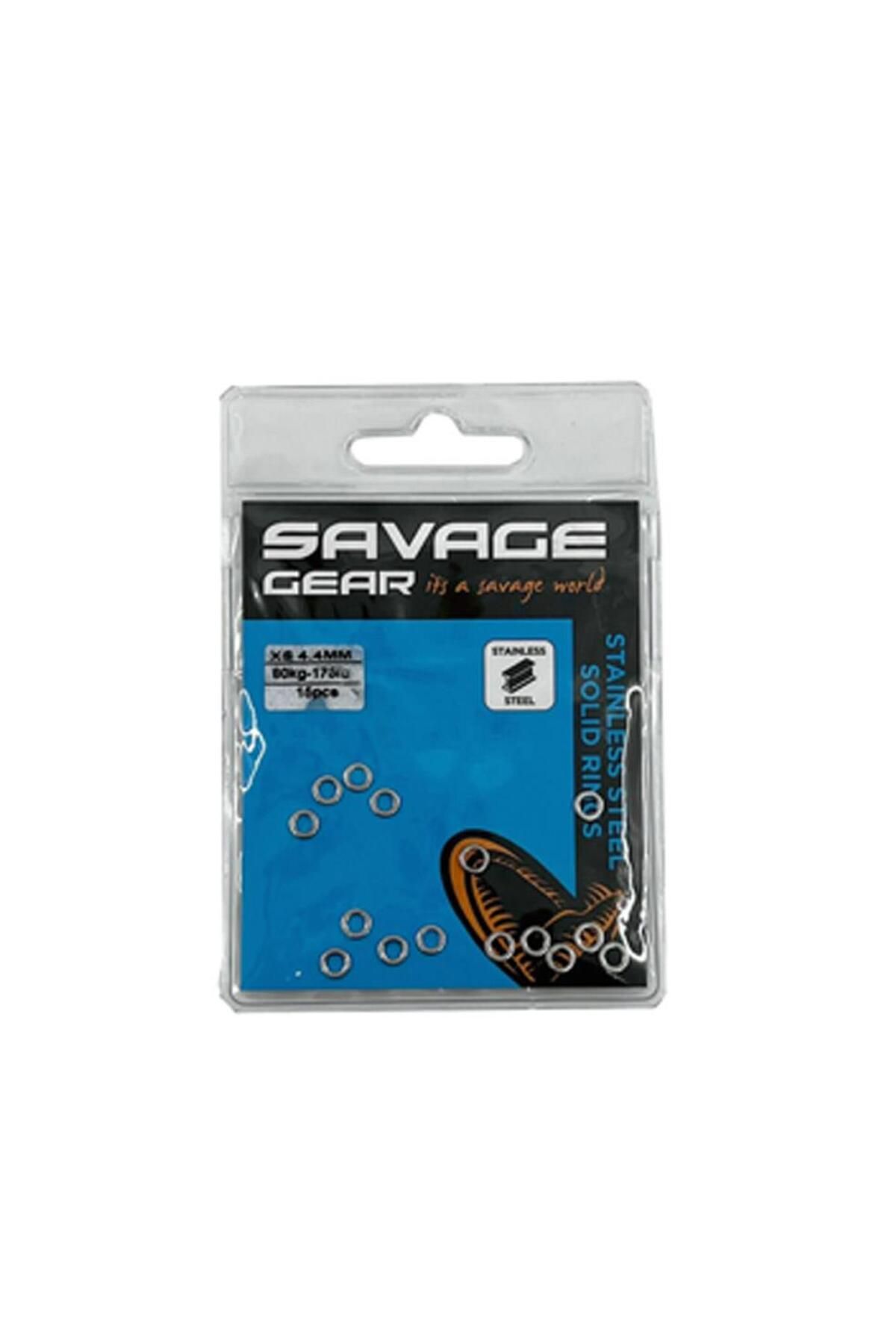 Savage Gear Solid Rings L 350 Lb 160 Kg Ss 15 Pcs