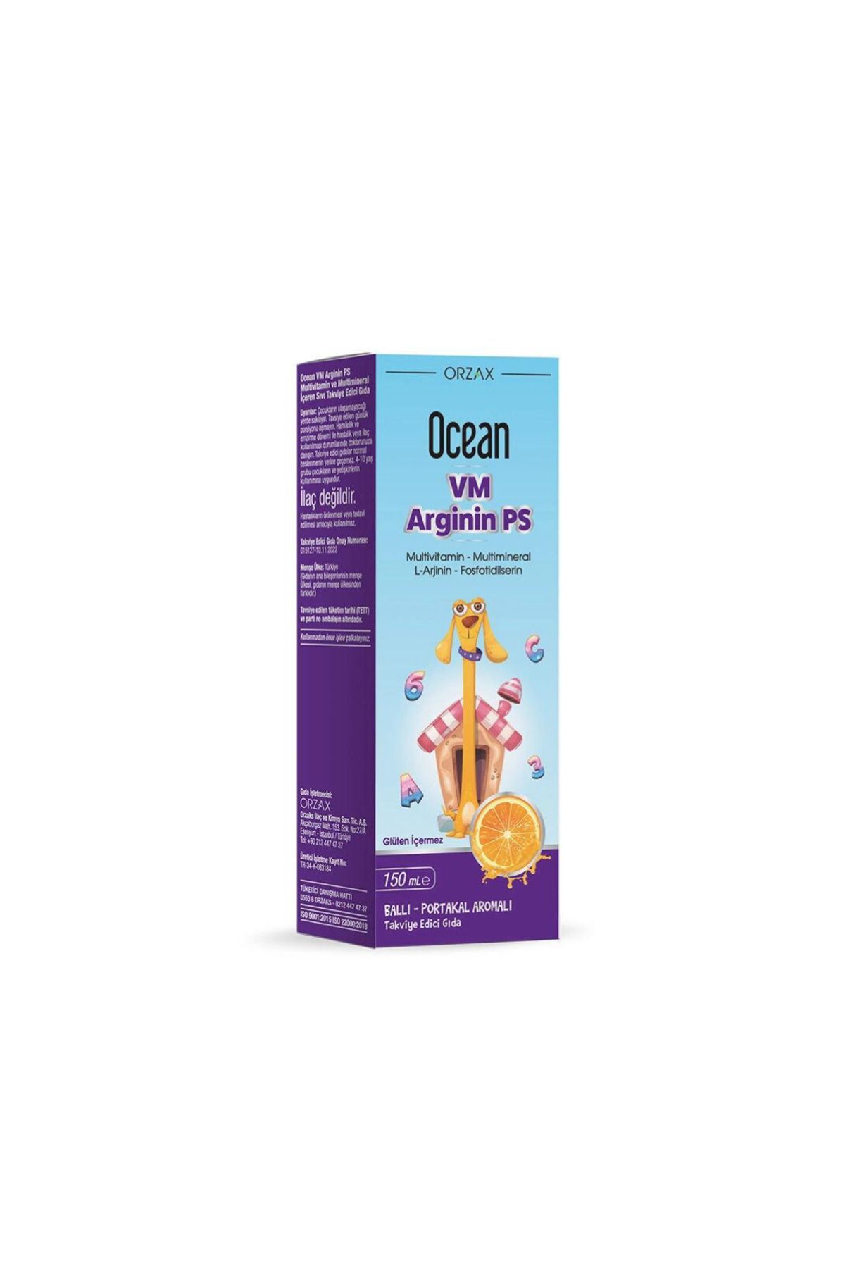 Ocean Orzax Ocean VM Arginin PS Takviye Edici Gıda 150 ml