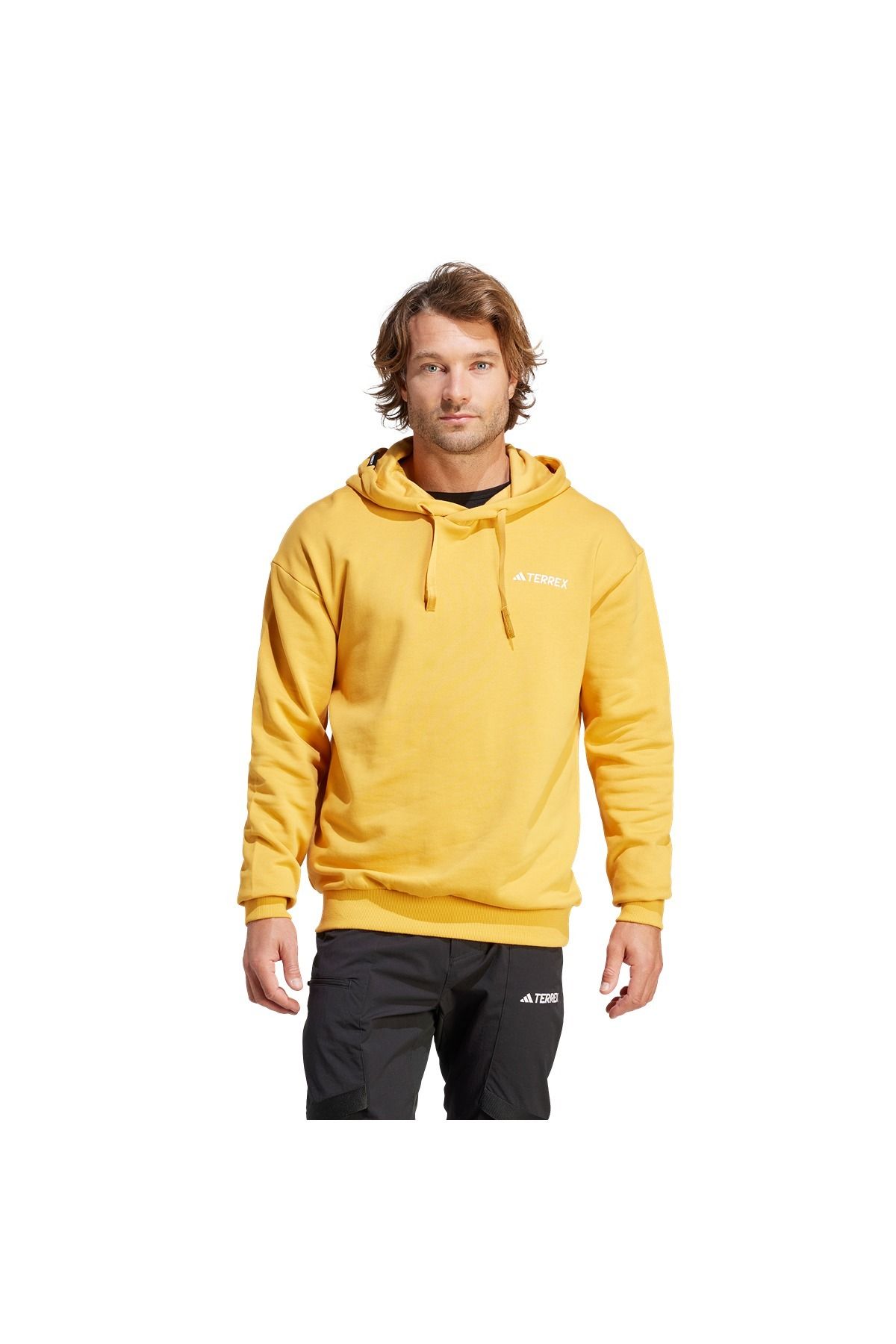 adidas Terrex Logo Erkek Sarı Sweatshirt (IB2705)