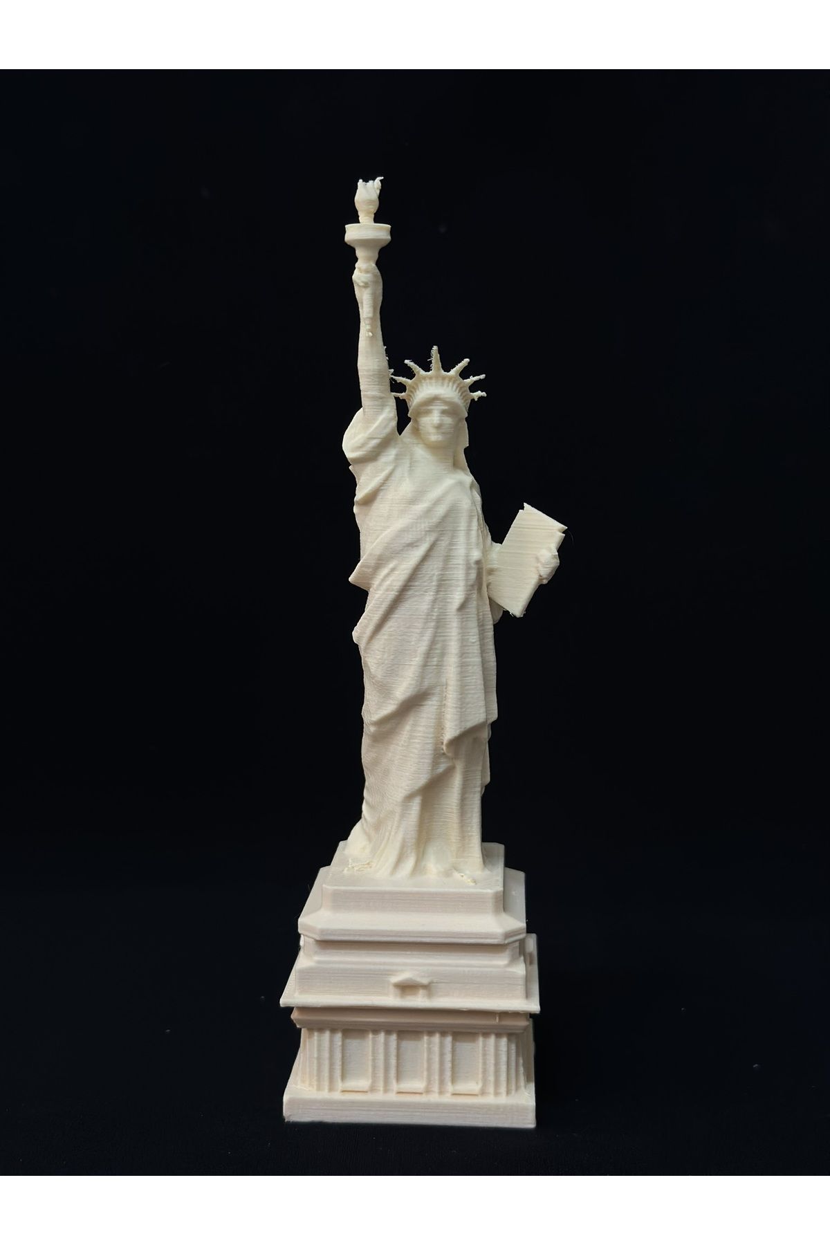 3D Özgürlük Heykeli Dekoratif Hediyelik Ev Ofis (15 CM)