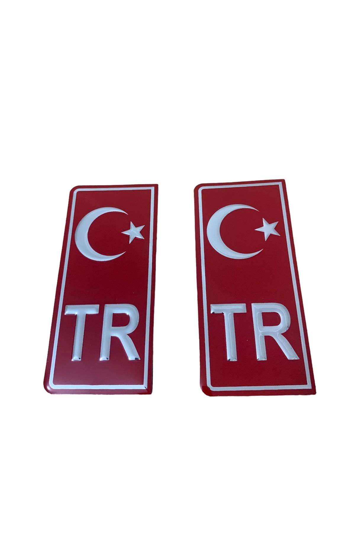 İKTUNING TR KIRMIZI PLAKA STICKER (2 ADET)