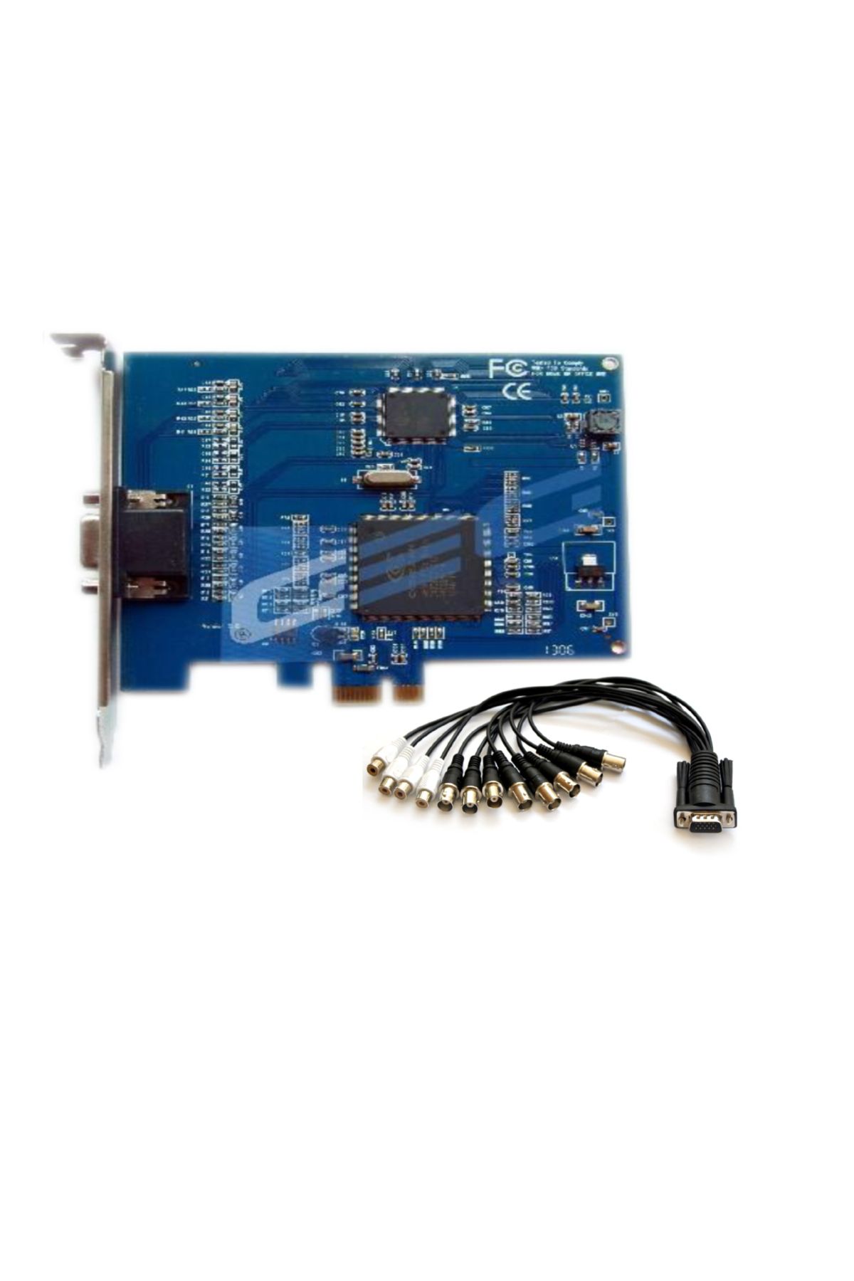 GEG PCI-E Analog Kamera Bilgisayar Video Kayıt DVR Kart 8 Kanal Video 4 Kanal Ses 960H Kayıt