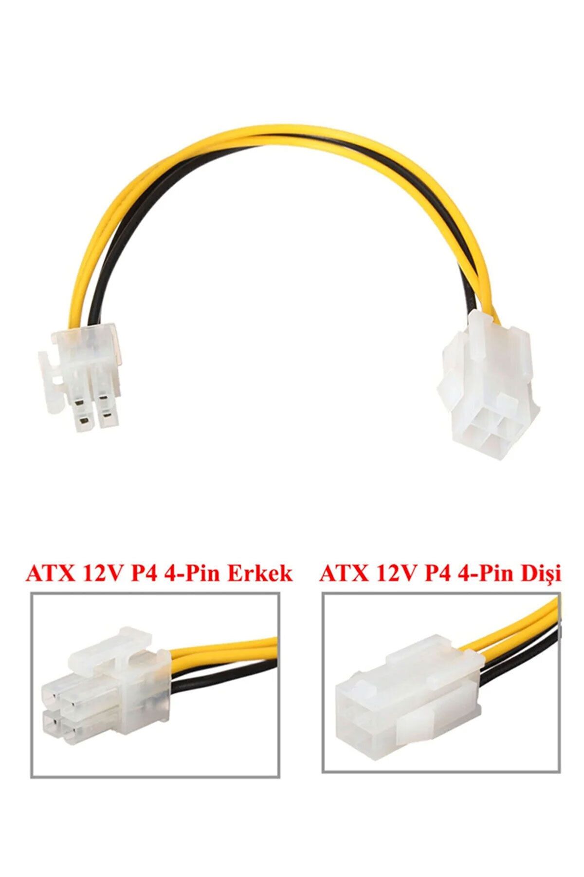 BK Teknoloji Atx Güç Kaynağı 12v 4-pin P4 Cpu Power Erkek-dişi Uzatma Kablosu