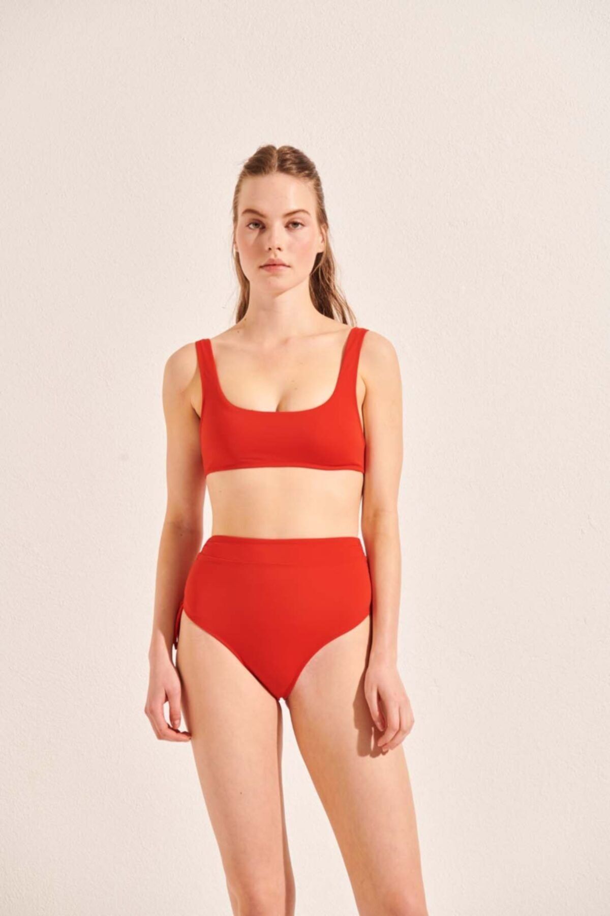 Beach&Beyond Kadın Kırmızı Atlet Kesim Bikini Üstü