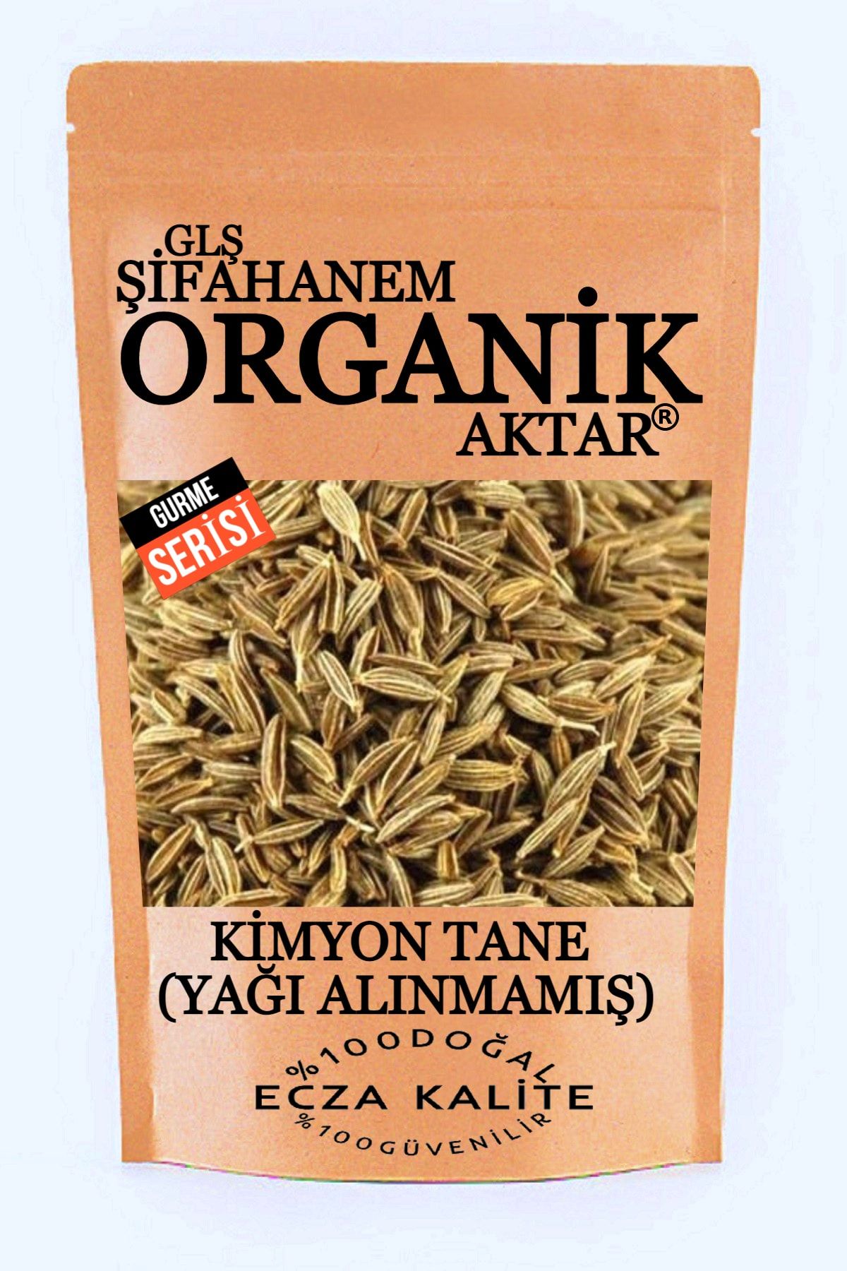 GLŞ ŞİFAHANEM ORGANİK AKTAR Kimyon Tane Yerli Yeni Mahsül 1.sınıf 500 Gr