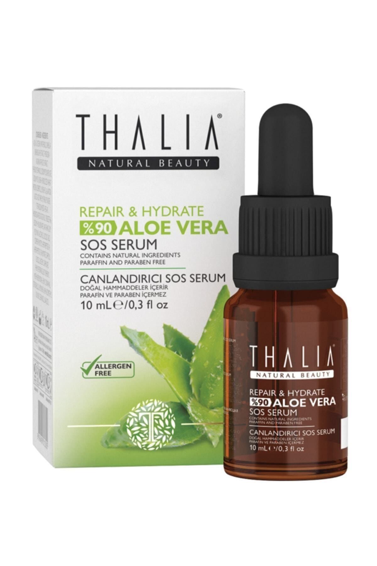 Thalia %99 Aloe Vera Özlü Onarıcı Etkili Cilt & Saç Bakım Serumu - 10ml