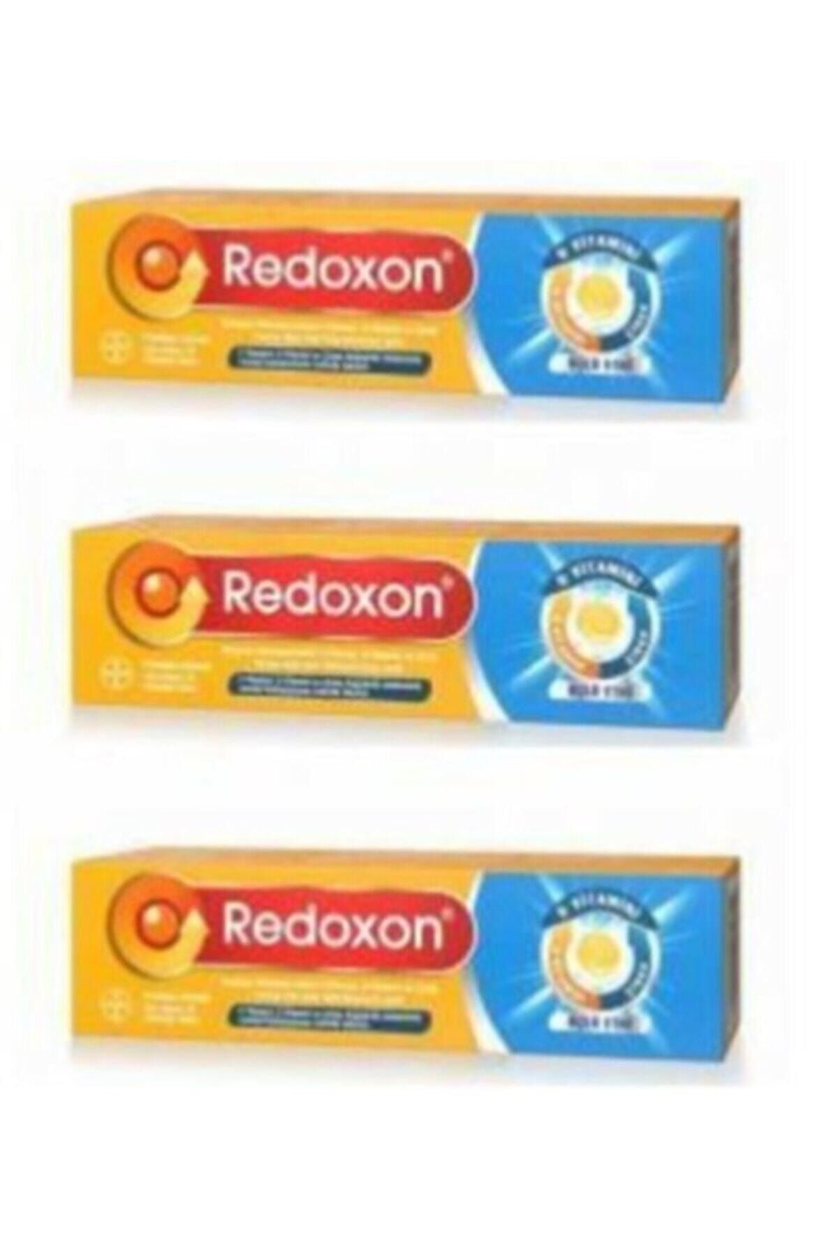 Redoxon Üçlü Etki C Vitamini D Vitamini Çinko Efervesan 15 Tablet / 3 Kutu