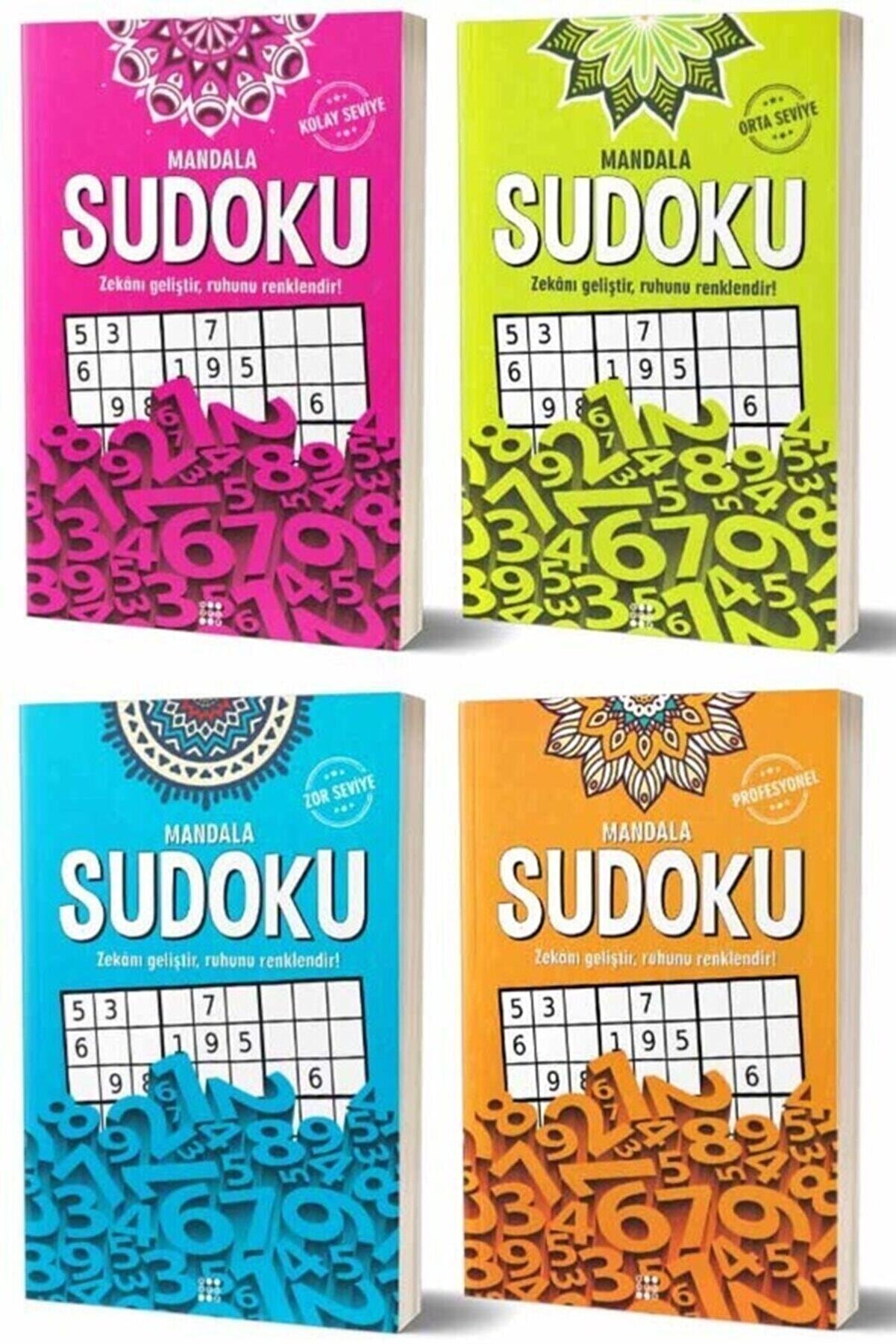 Dokuz Yayınları Mandala Sudoku Seti 4 Kitap -