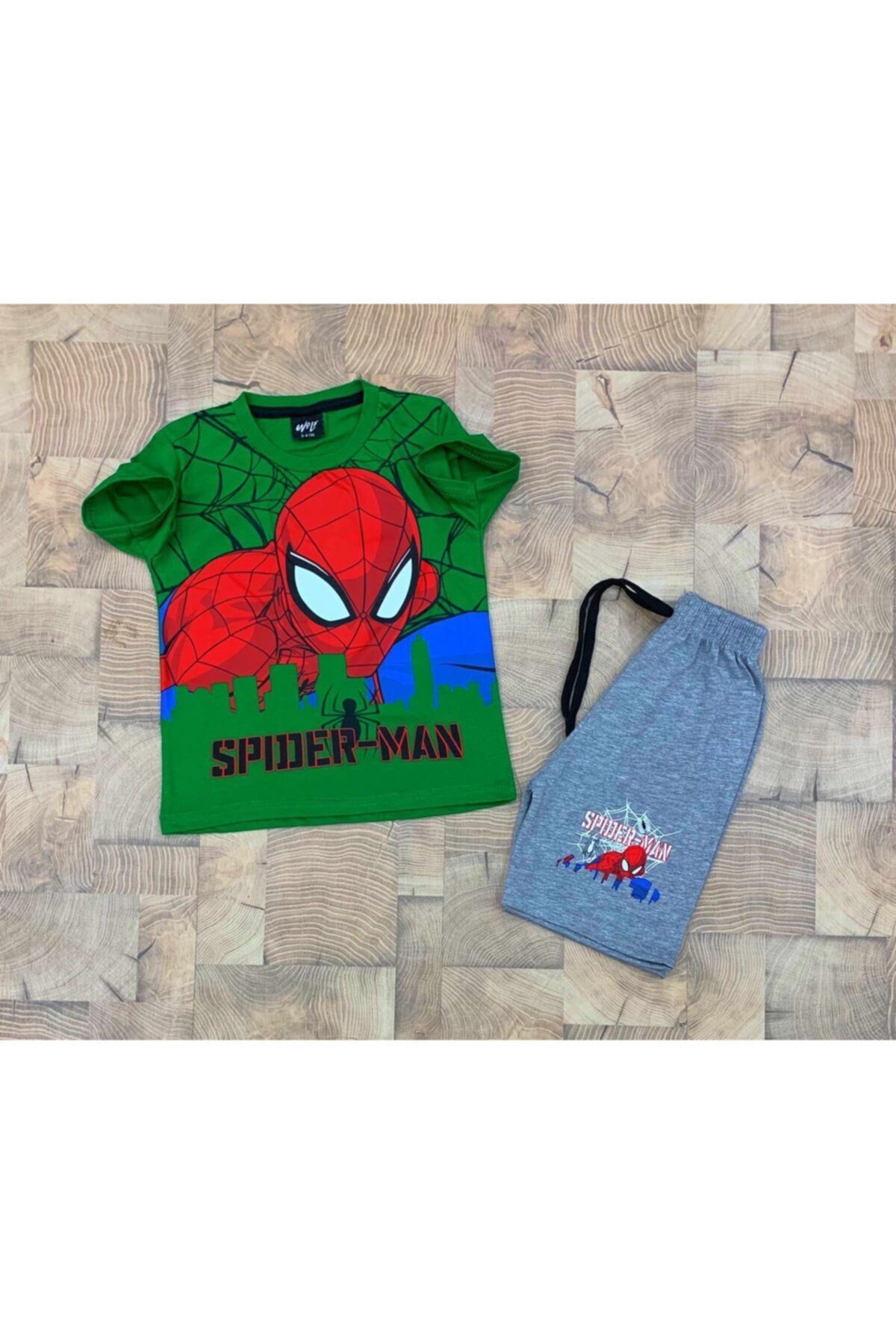 Spiderman Erkek Çocuk Yazlık Alt Üst Takım