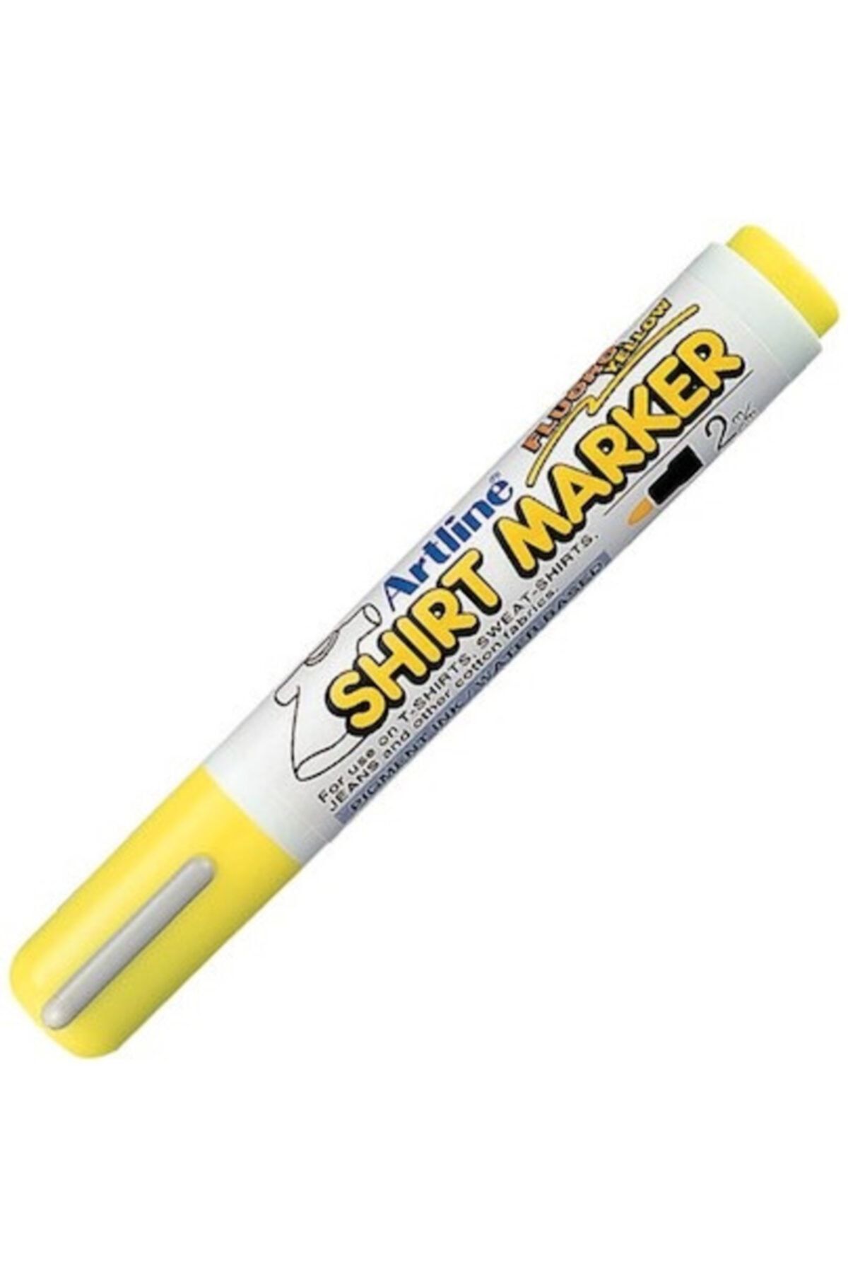 artline Kumaş Kalemi Tişört Markörü 2,0mm Uç Fluoro Yellow