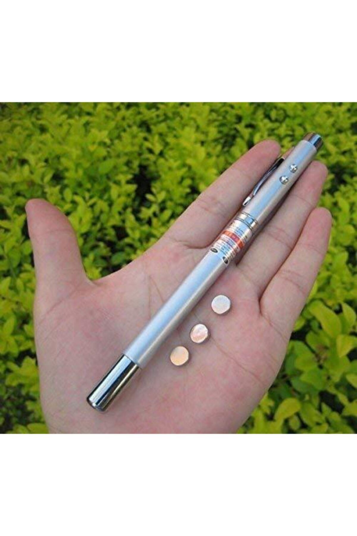 hitteknoloji Ister Kedi Oynat Ister Yazı Yaz - Laser Pen Pointer + Led Işık Lazer Kalem Kutulu