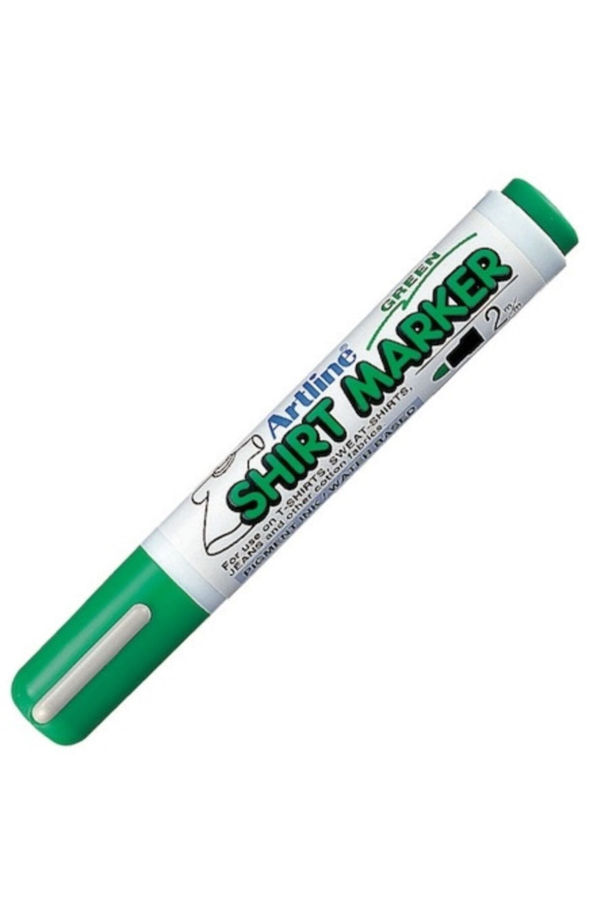 artline Kumaş Kalemi Tişört Markörü 2,0mm Uç Yeşil