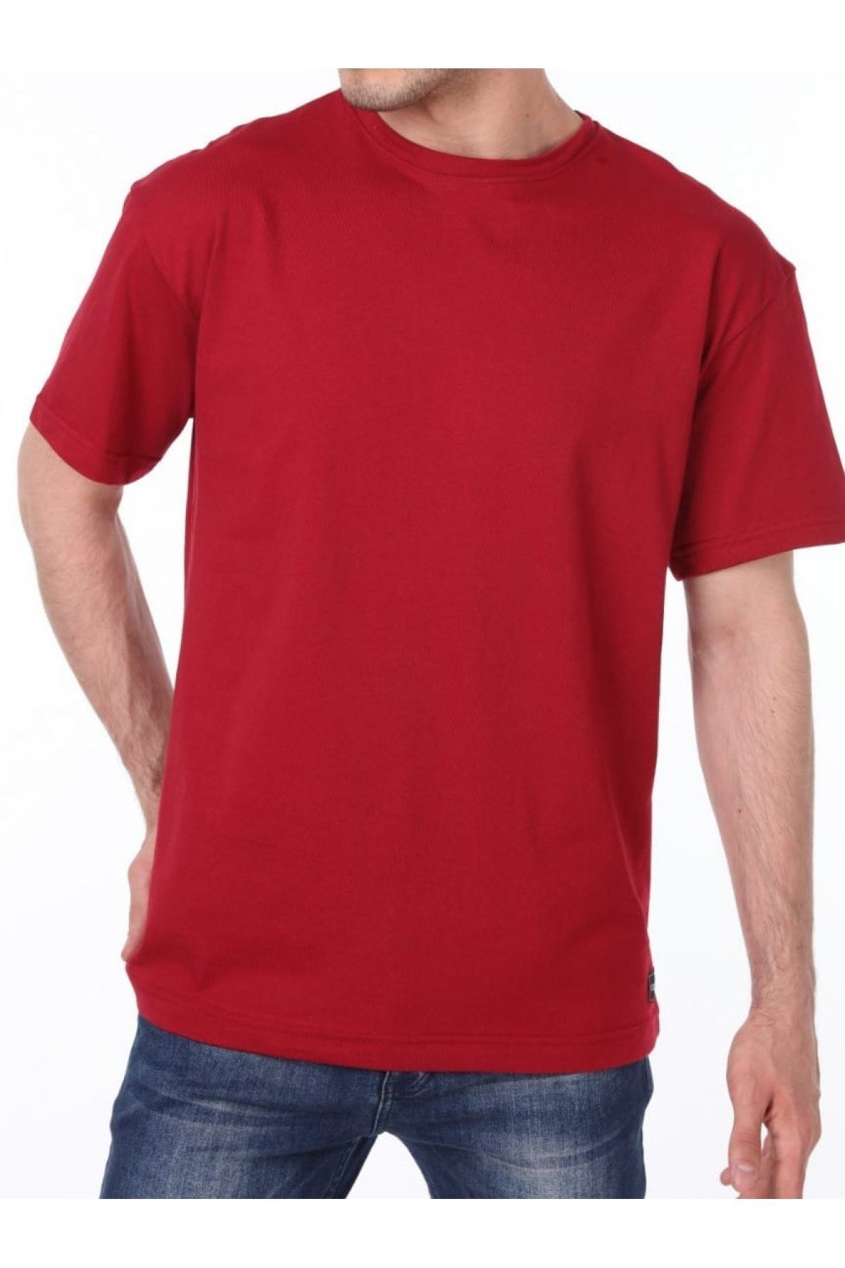 GENIUS STORE Erkek Kırmızı Store Oversize Bol Kesim Tişört