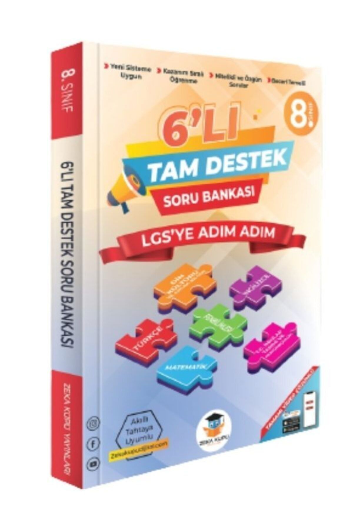 Zeka Küpü Yayınları Zeka Küpü 8.sınıf 6 Lı Tam Destek Soru Bankası