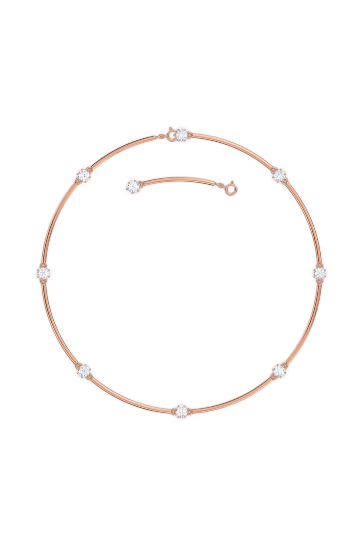 Swarovski 5609710 Kolye Constella:necklace Whıte/ros