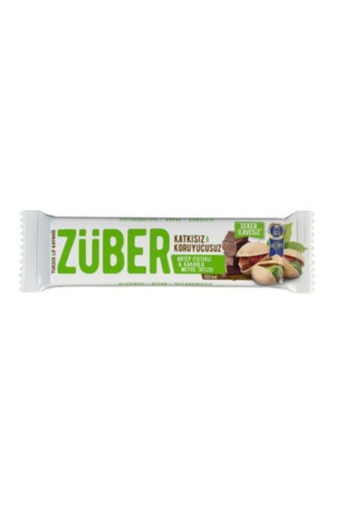 Züber ( ETİ PETİTO HEDİYE ) Züber Antep Fıstıklı Çikolatalı Meyve Bar 40 Gr ( 2 ADET )