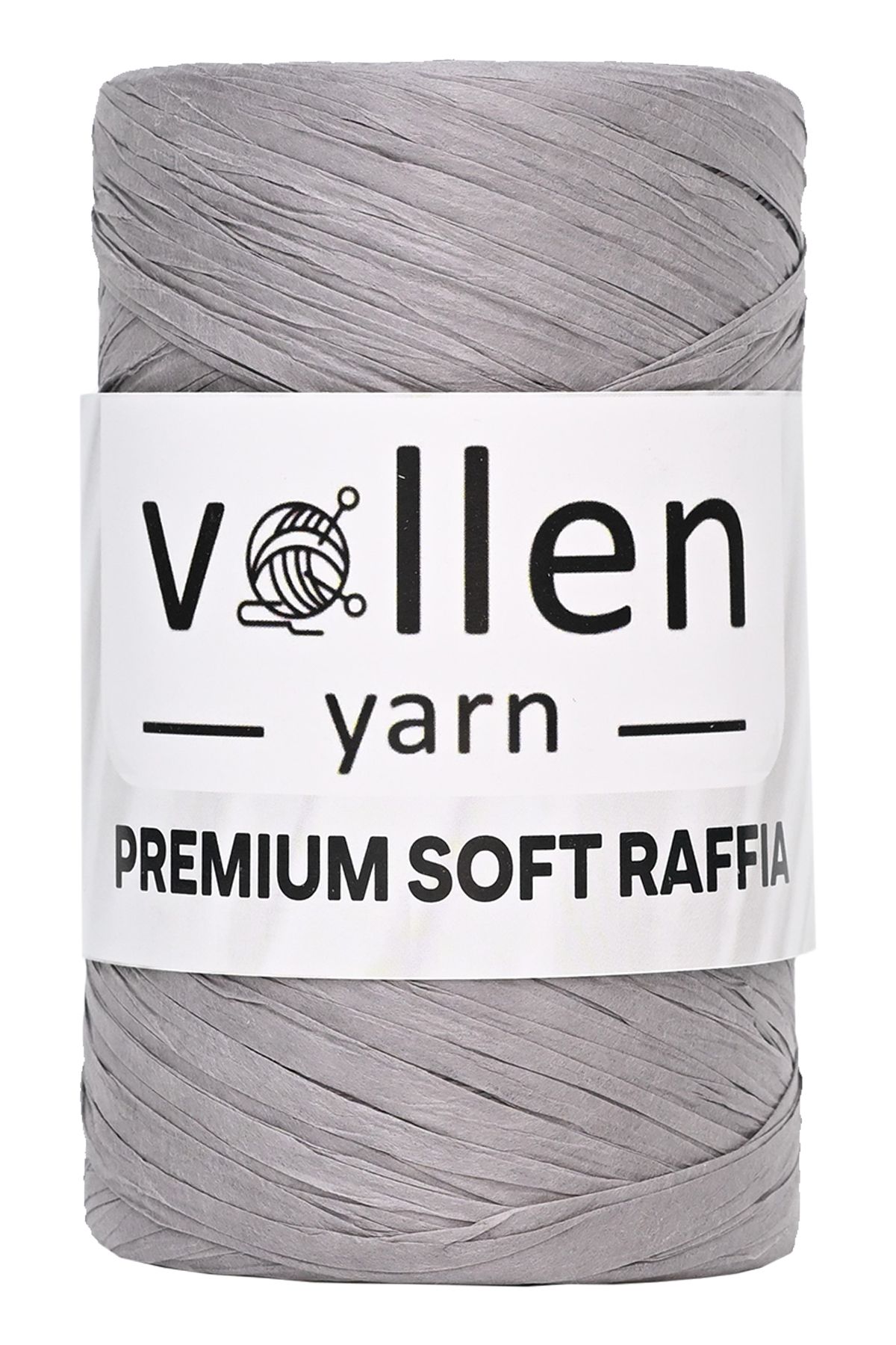 vollen yarn Yumuşak Rafya Kağıt Ip, Doğal Rafya Ipi, Ayna Ipi, Canta Ipi , Supla, Şapka Ve Orgu Ipi,gri