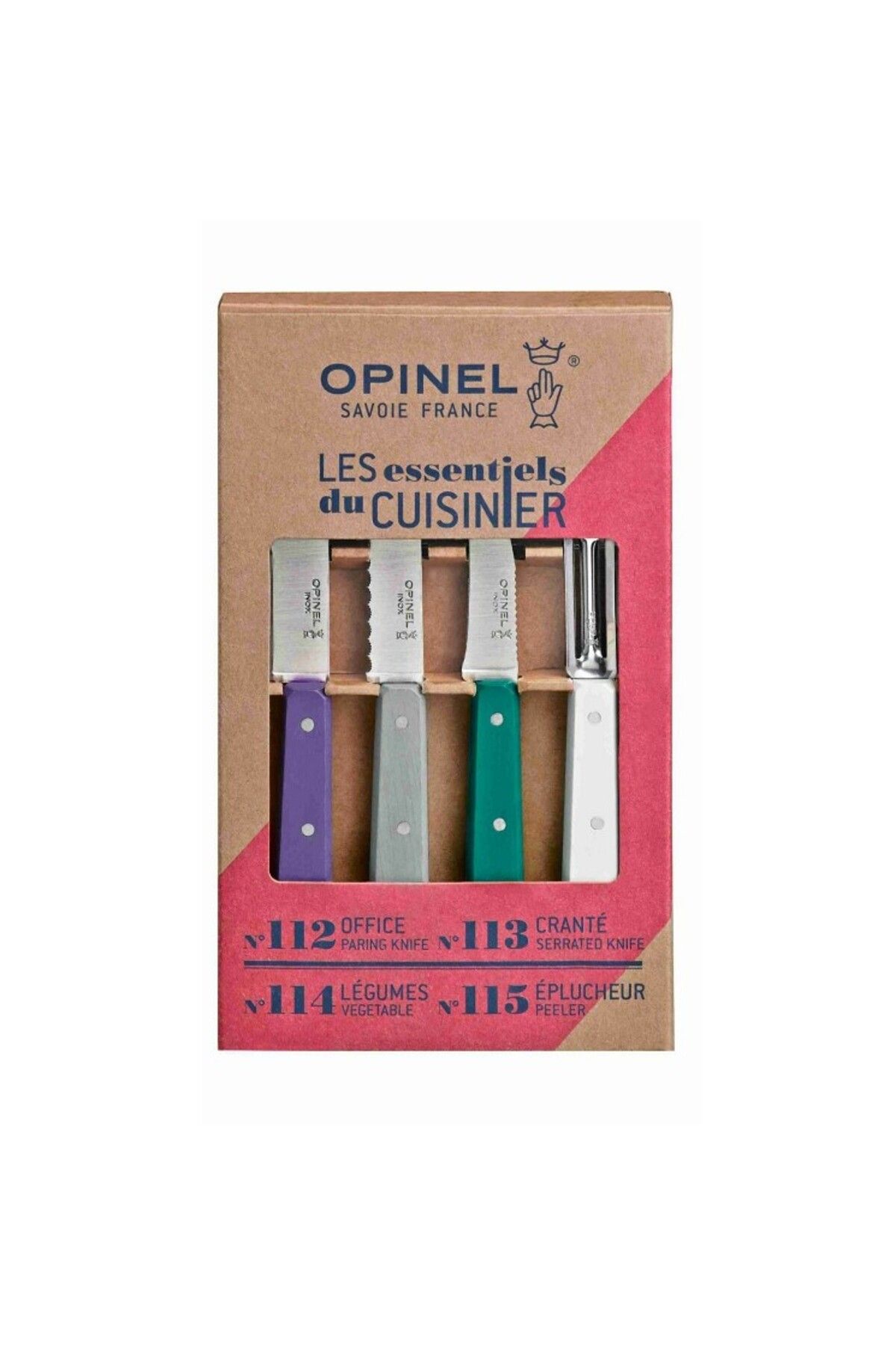 Opinel Art Déco 4 Essentials Mutfak Bıçağı Seti