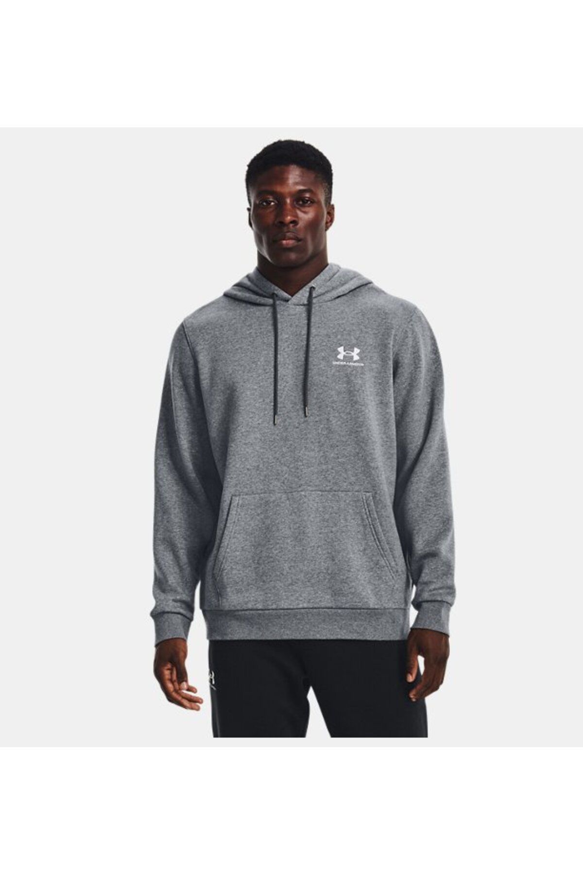 Under Armour Erkek UA Essential Fleece Kapüşonlu Üst 1373880-012