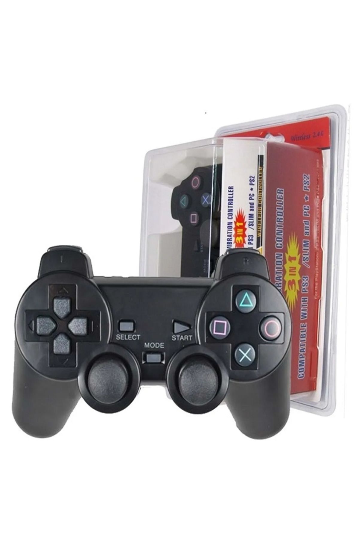 YENİLZD Kablosuz Oyun Kolu PC-PS2-PS3 Game Pad Titreşimli
