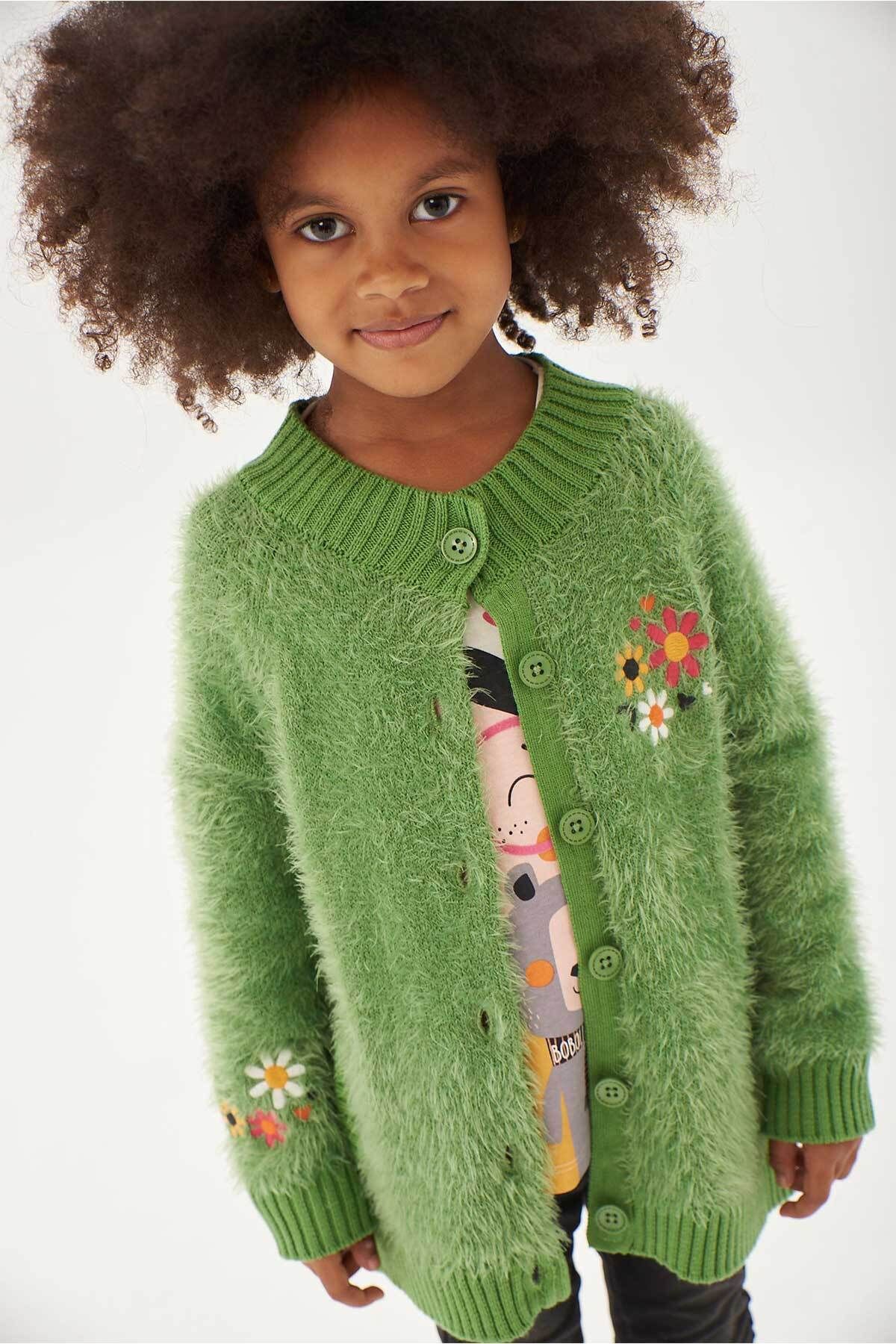 Boboli Kız Çocuk Ceket Yeşil