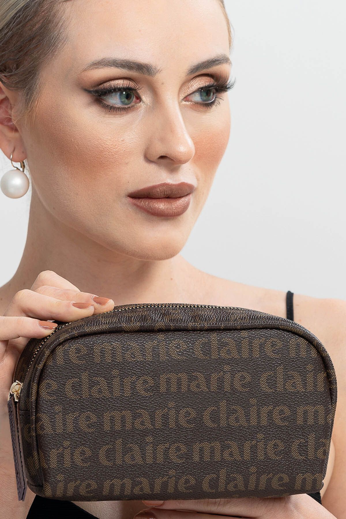Marie Claire Kahverengi Kadın Makyaj Çantası Mc212111184