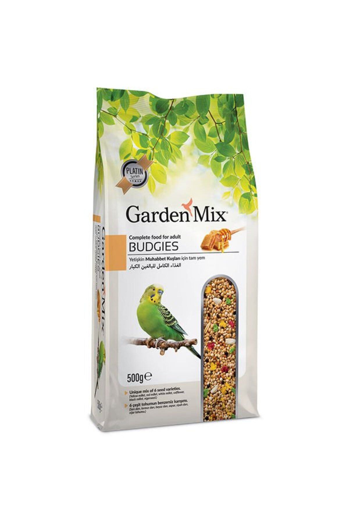 Gardenmix Garden Mix Platin Ballı Muhabbet Kuşu Yemi 500 Gr